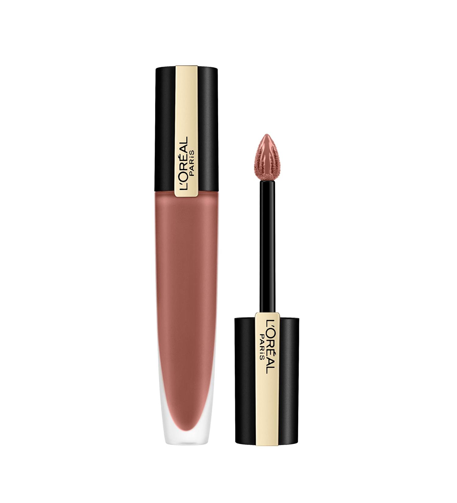 L'Oreal Rouge Signature Matte Liquid Lipstick 122 I Tease 1 Count (Pack of 1) 122 Tease - Buy Online on SooperMarket.com