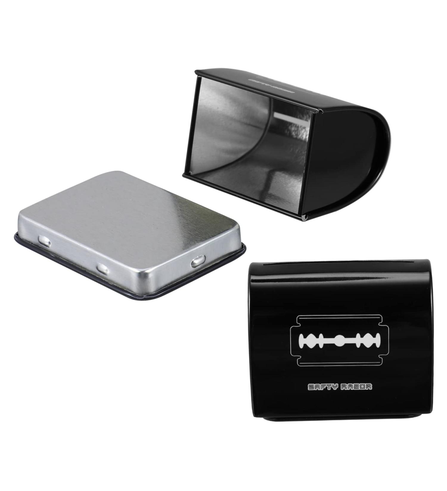 Blades Disposal Case for Salons | Safe Bank Blades & Razor Storage | Barber Shop Consolidation Kit - Buy Online on SooperMarket.com