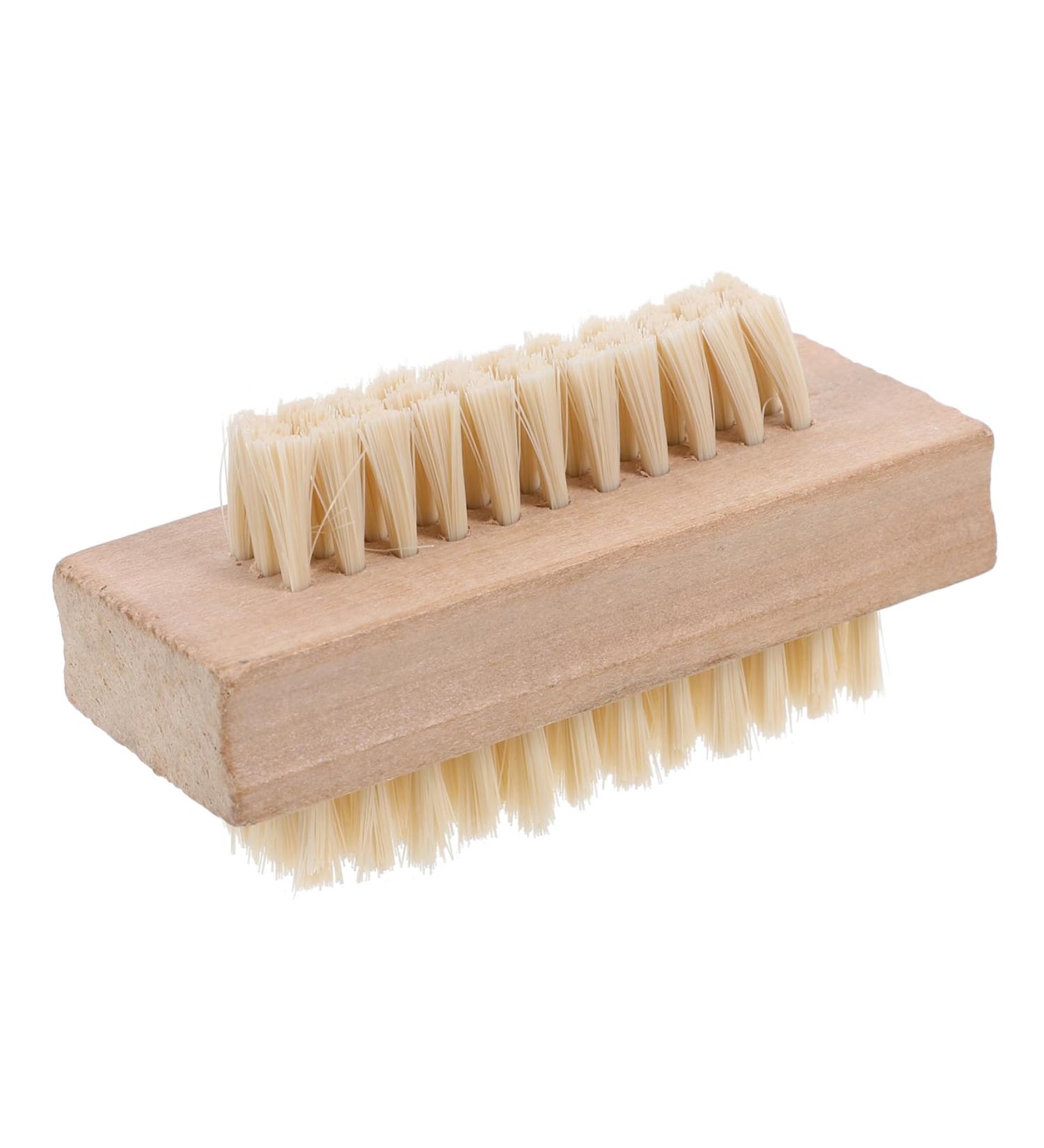 WOFASHPURET Stiff Bristle Nail Brush Toe Nail Brush Wooden Nail Brush Nail Brush Wooden Nail Cleaning Brush Nail Clean up Brush Fingernail Brush Wood Tools Bamboo Wash Brush Miss Double Sided - Buy Online on SooperMarket.com