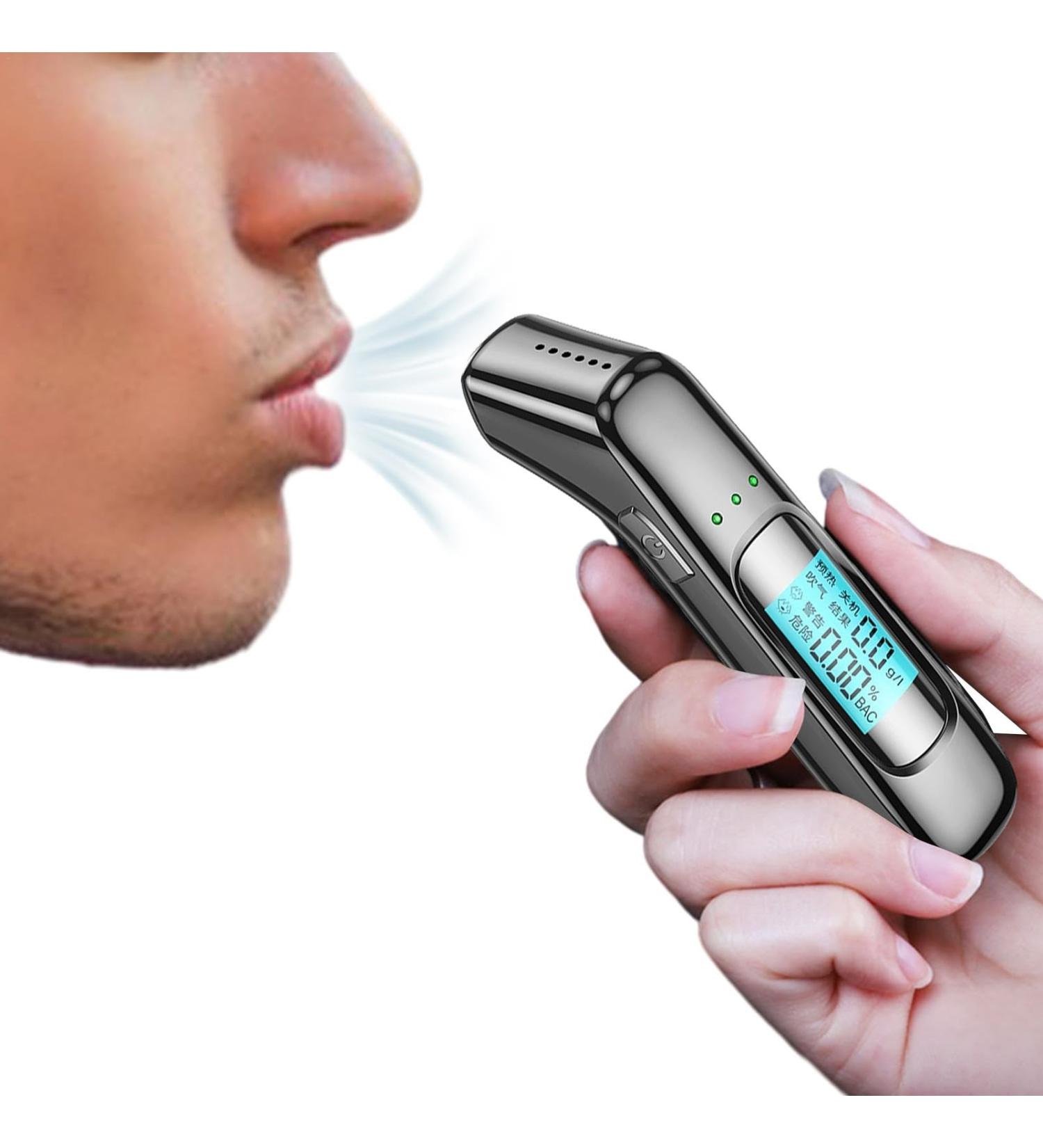 Digital Alcohol Tester LED Display Drunk Driving Tester Breathalyzer Tester Highly Accurate Alcohol Blower Tester for Party Driver Personal & Professional Use - Buy Online on SooperMarket.com