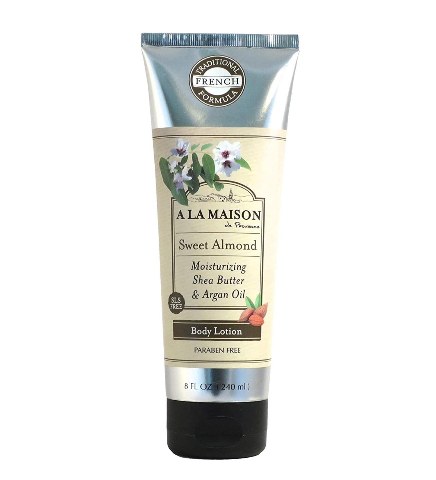A LA MAISON Sweet Almond Lotion for Dry Skin - Natural Hand and Body Lotion 8 oz Bottle - Moisturizing Formula for Soft Skin - Buy Online on SooperMarket.com