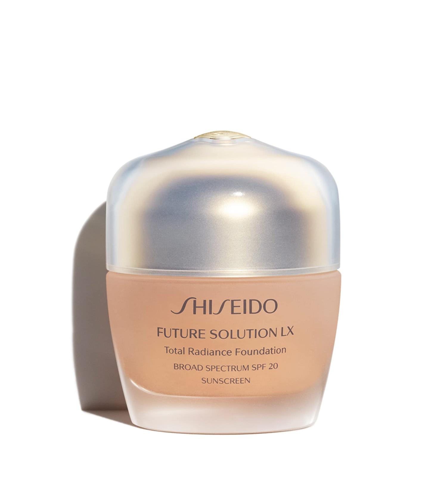 Shiseido Future Solution LX Total Radiance Foundation SPF 20 - Reduces Pores, Lines & Dark Spots - Non-Comedogenic Formula - Buy Online on SooperMarket.com