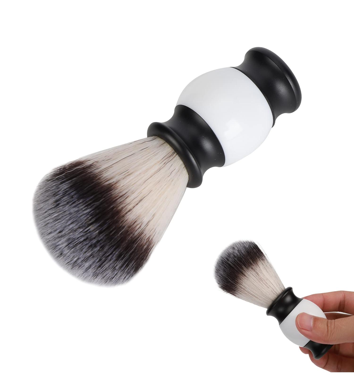 Premium Men s Shaving Brushes | Aluminum Handle Barber Foam Brush for Travel & Salon - Buy Online on SooperMarket.com