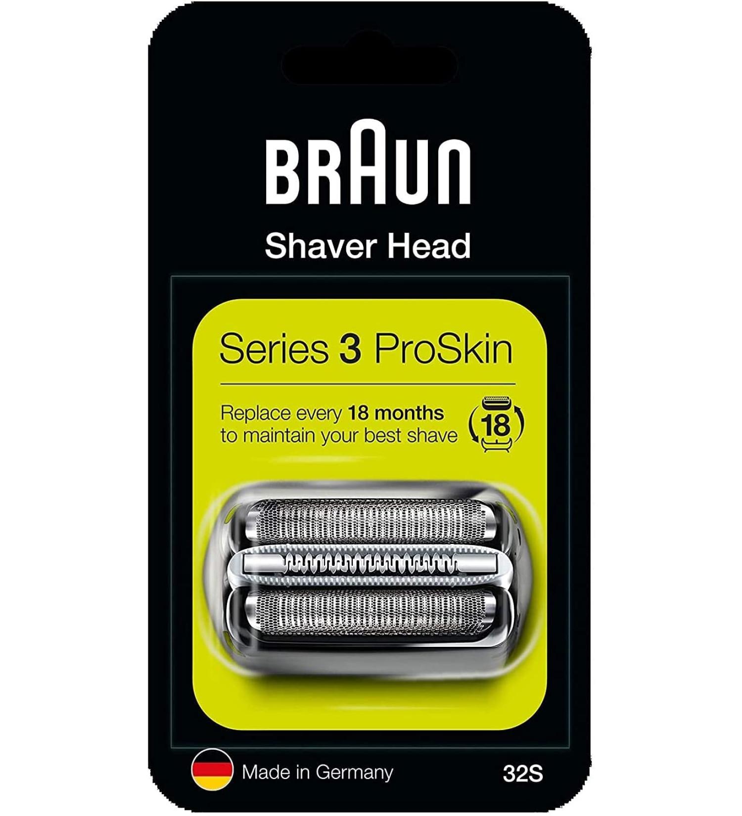BRAUN 32S Series 3 Shaver Foil & Cutter Head Replacement OEM Quality Fast International Shipping - Buy Online on SooperMarket.com