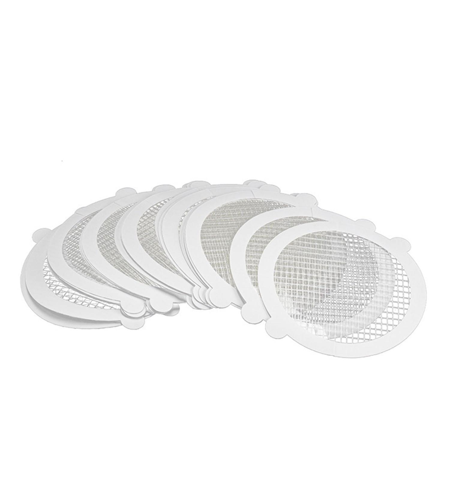 Saddgo 50pcs/set Kitchen Sink Drain Filter Stickers Fiberglass Bathroom Kitchen Drain Cover Blockage Prevention for Bathroom - Buy Online on SooperMarket.com