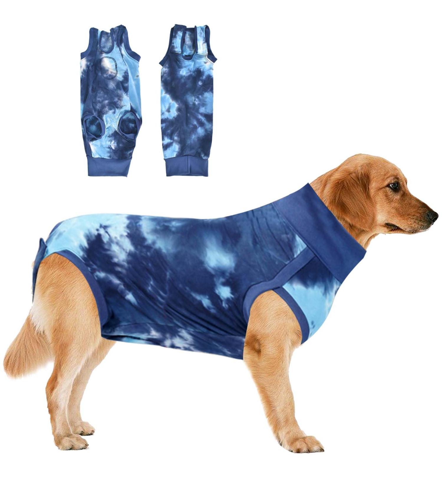 Dog Surgical Recovery Suit Pets Abdominal Wound Protector Puppy Medical Surgical Clothes Prevent Licking Dog After Surgery Vest Bodysuit Castration Medical Pet Shirt Cone E-Collar Alternative (M) - Buy Online on SooperMarket.com