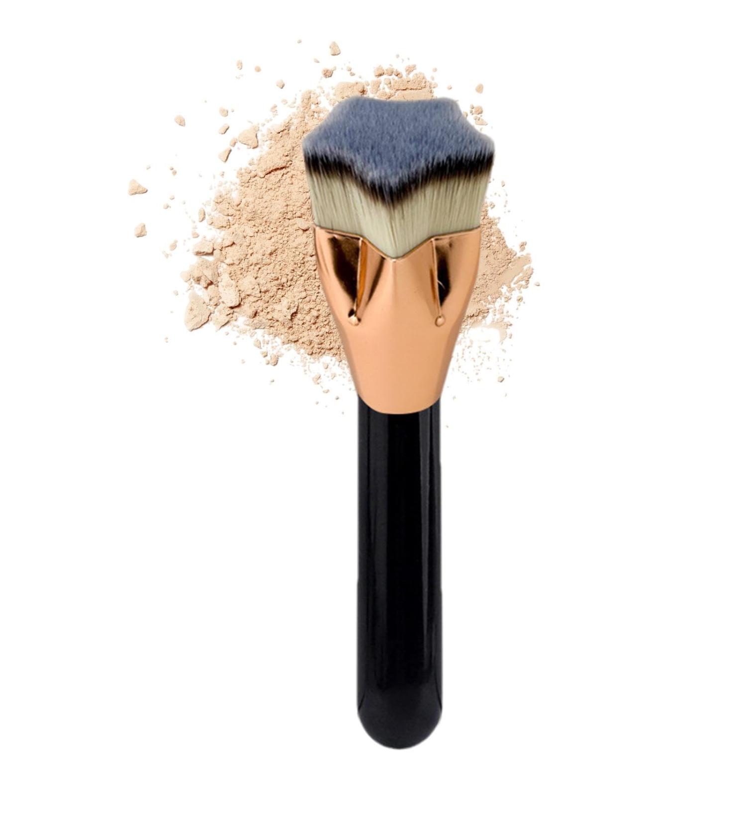 ADERN Women Foundation Brush | Flat Top Foundation Brush for Makeup | Wooden Handled Beauty Brush Cosmetics Tool for Blending for Theatrical Performance - Buy Online on SooperMarket.com