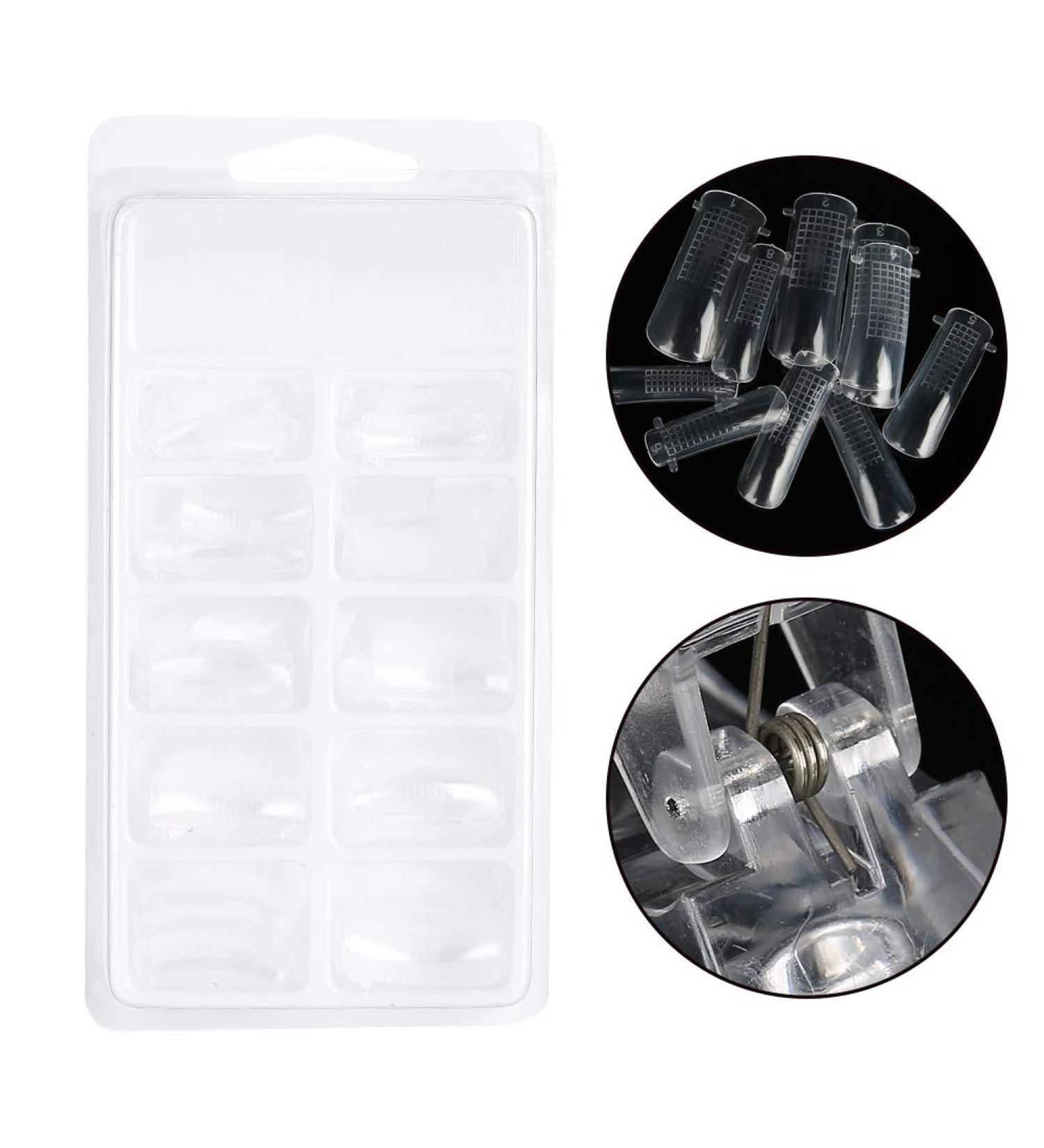 100pcs Nail Art Kit Set | Wrong Nail Tips & Nail Fixed Clip for Perfect Nail Designs - Buy Online on SooperMarket.com