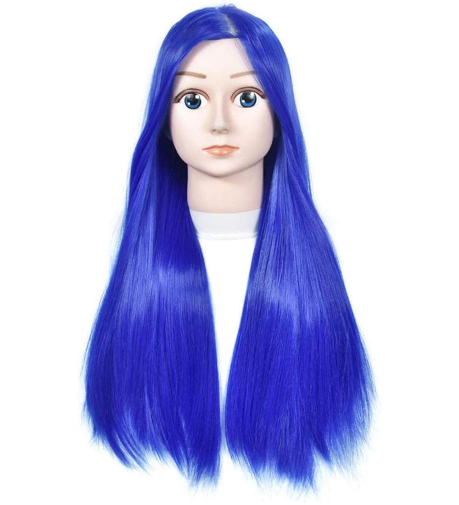 Adjustable Tailor Puppet Female Model Head | High-Temperature Silk Hair Styling Training | Ideal for Tailoring & Beauty Shops - Buy Online on SooperMarket.com