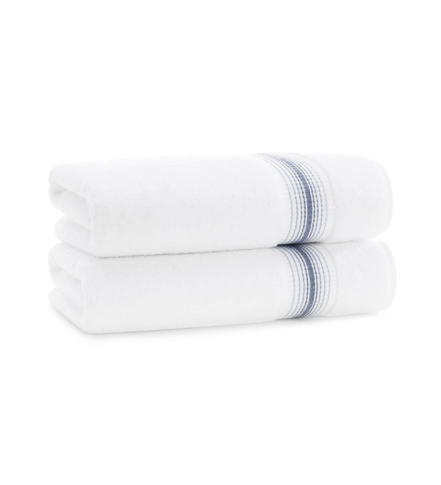 Aston & Arden Turkish Bath Towels - Pack of 2, 600 GSM Oversized Ultra Soft Hand Towels in Crystal Blue - Buy Online on SooperMarket.com