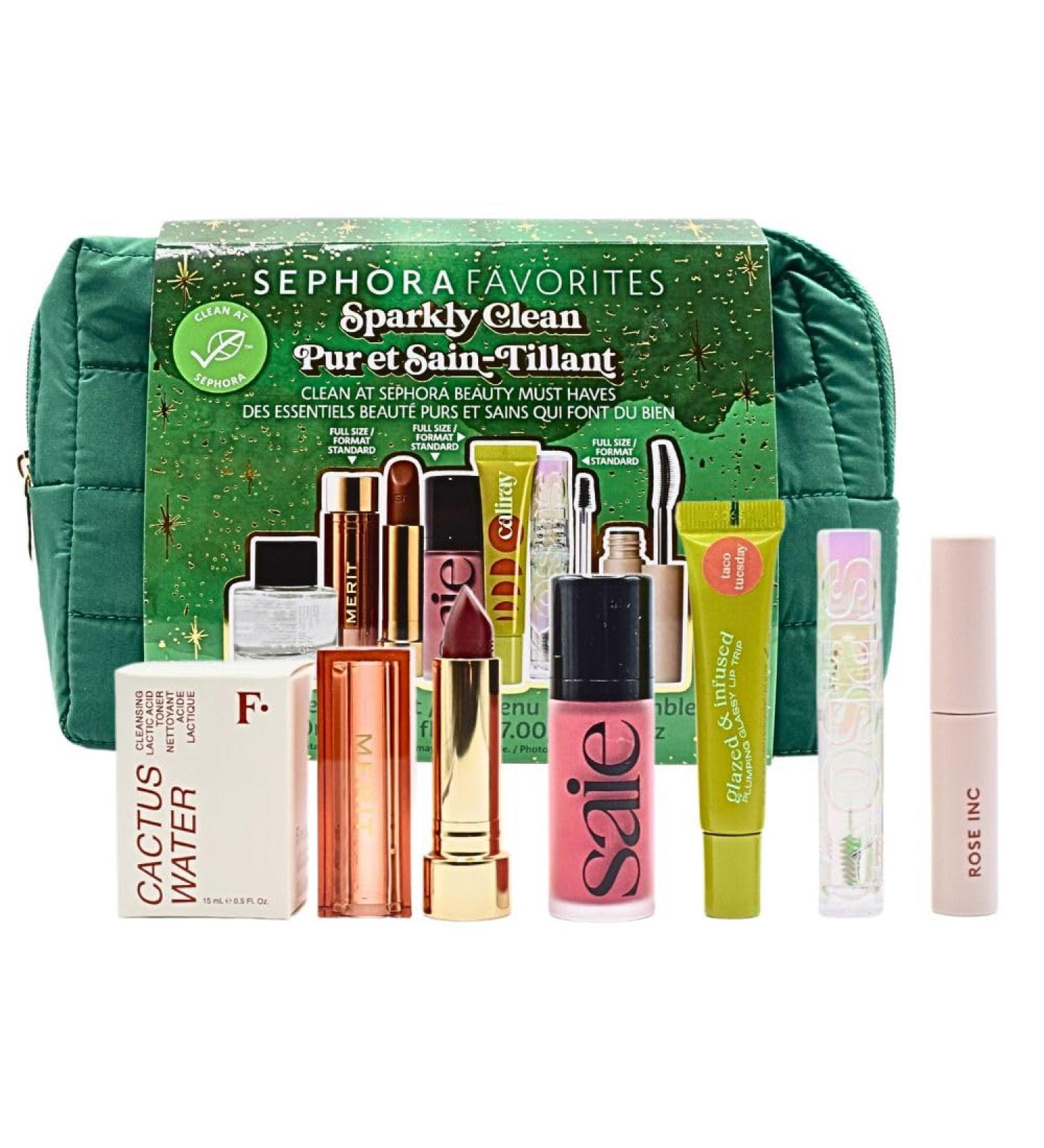 Sephora Favorites Holiday Sparkly Clean Beauty Kit | International Shipping Available - Buy Online on SooperMarket.com