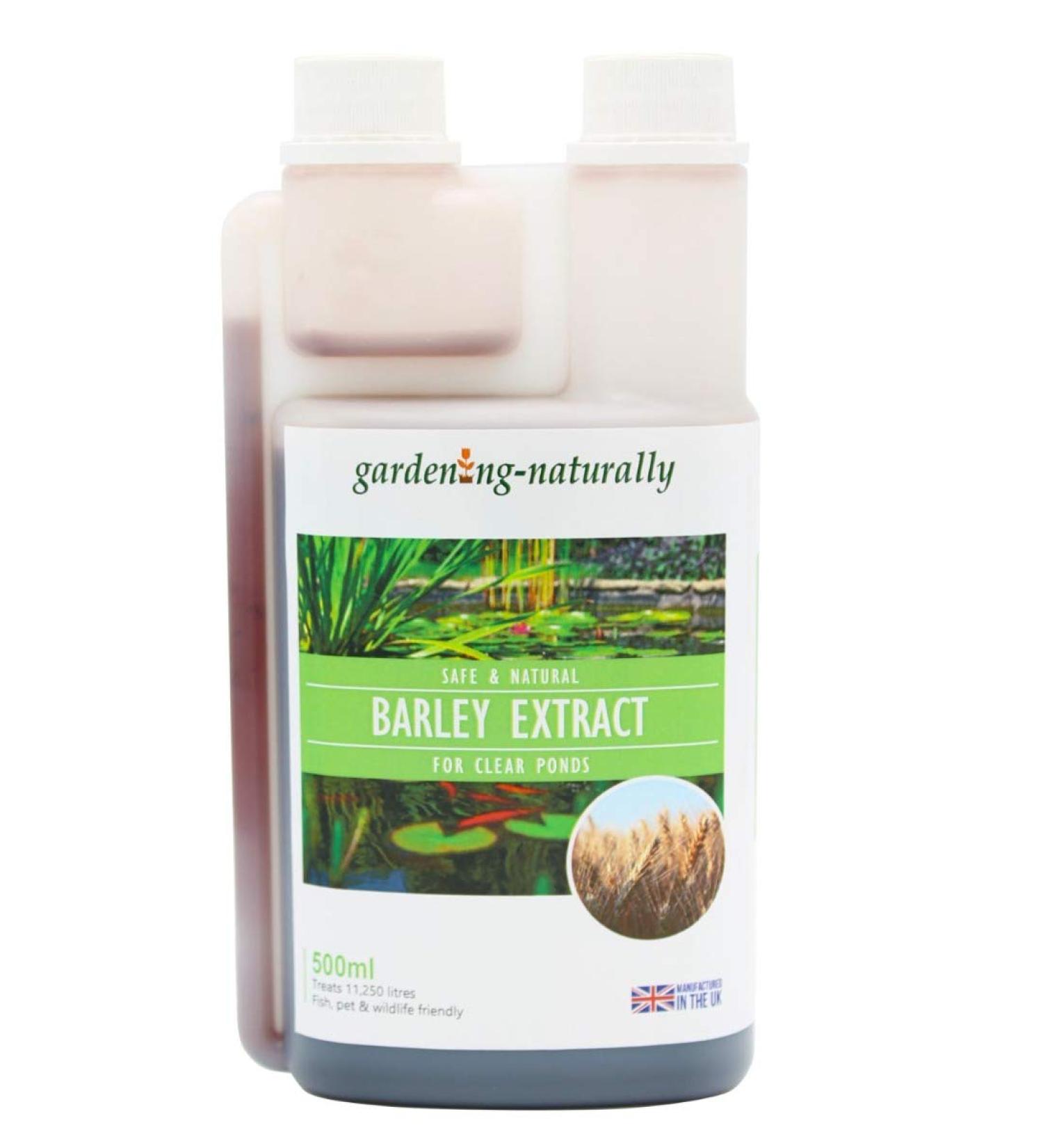 Barley Straw Extract Pond Treatment Natural Safe Clean Water 500ml