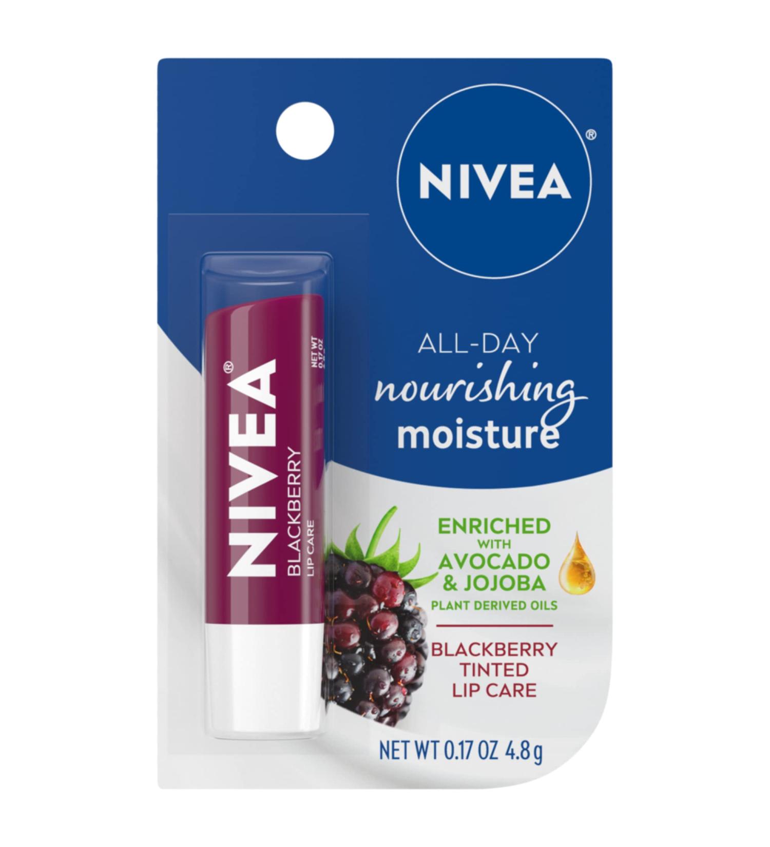 Nivea Lip Balm - Blackberry Shine - 0.17oz  0.17 Oz