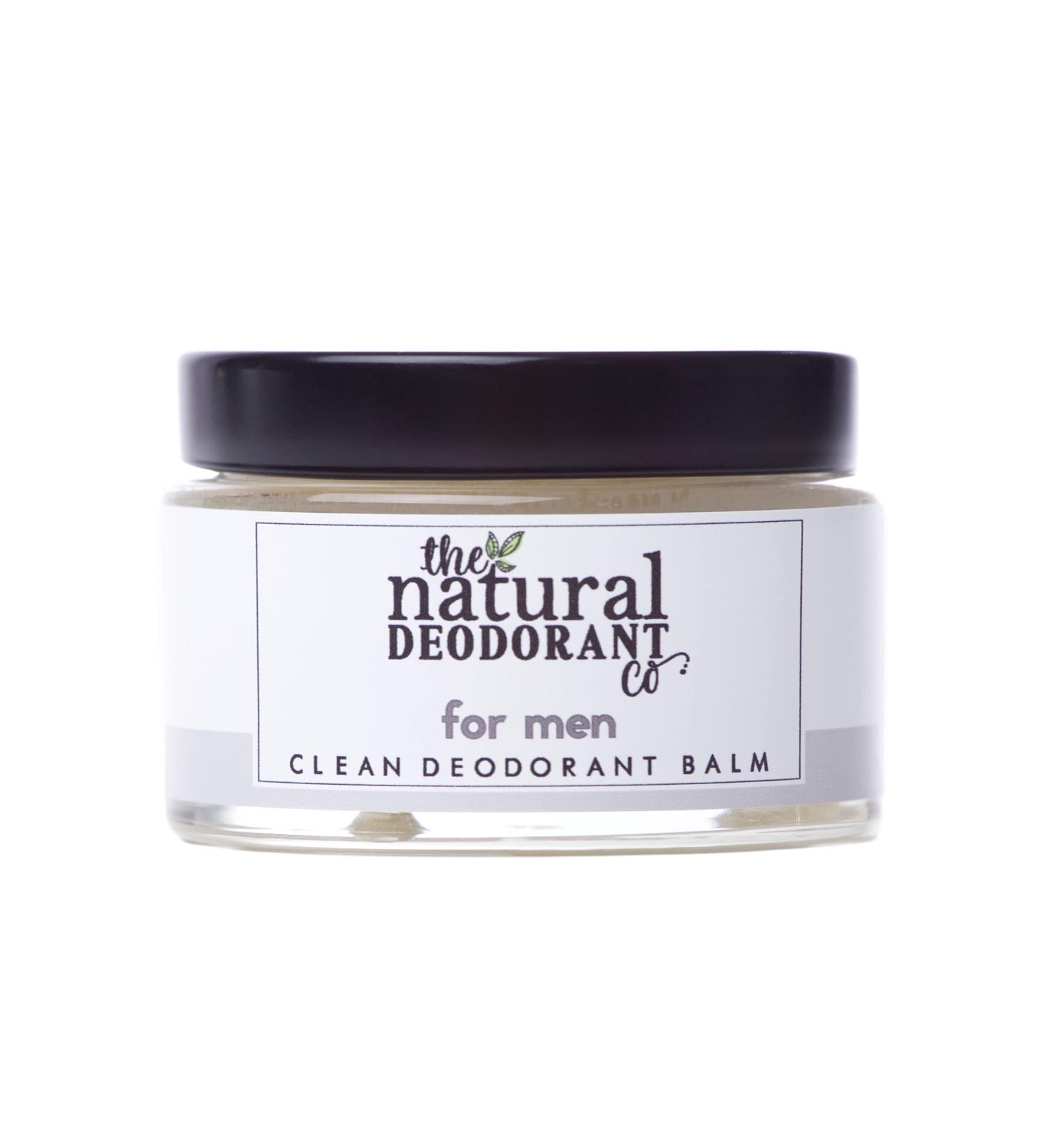 The Natural Deodorant Co Clean Deodorant Balm For Men 55g Aluminium Free Plastic Free All Day Protection - Buy Online on SooperMarket.com