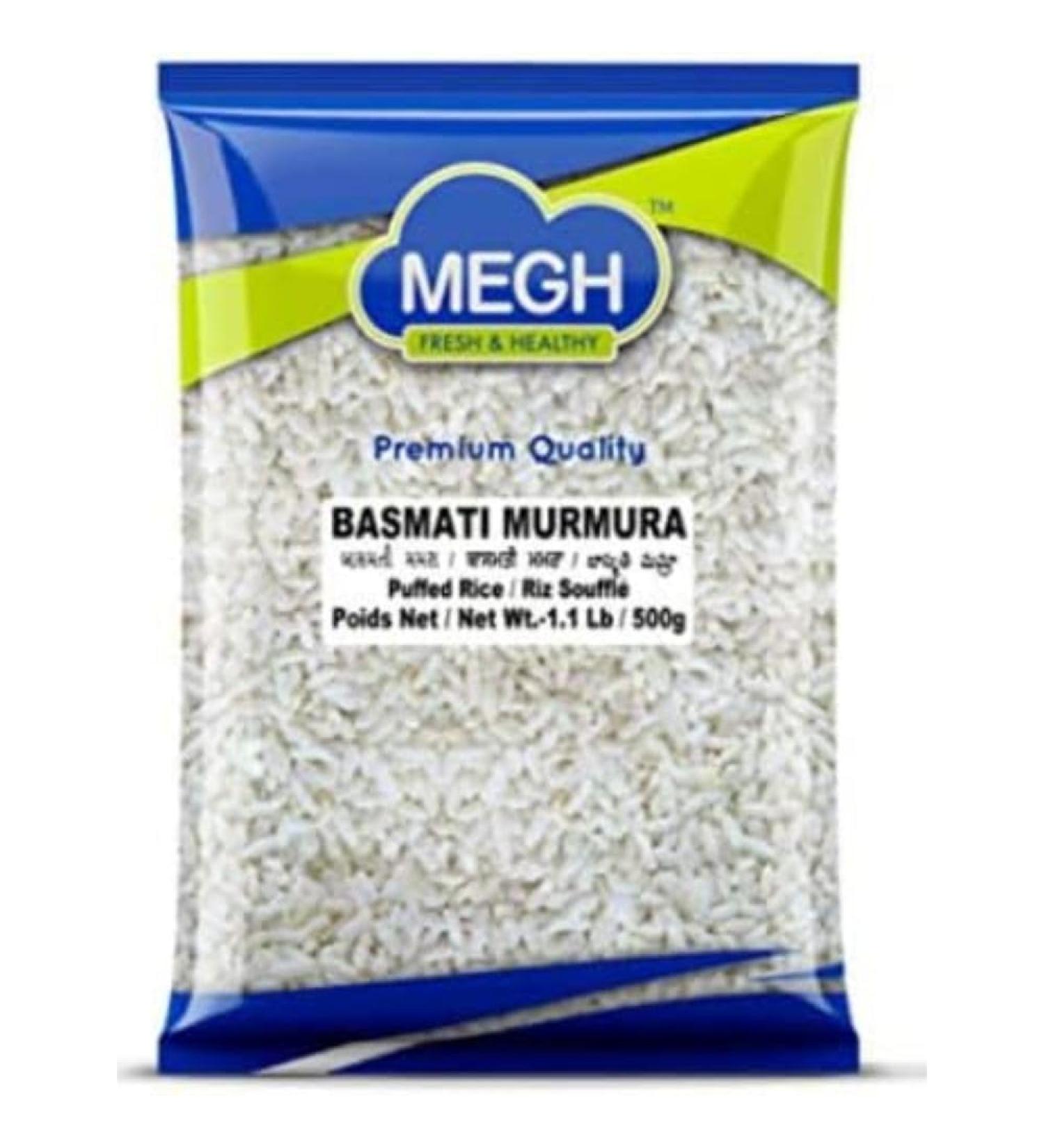 MEGH FOODS Basmati Mamra (Puffed Rice) 1.1lb 500 Gram - Buy Online on SooperMarket.com