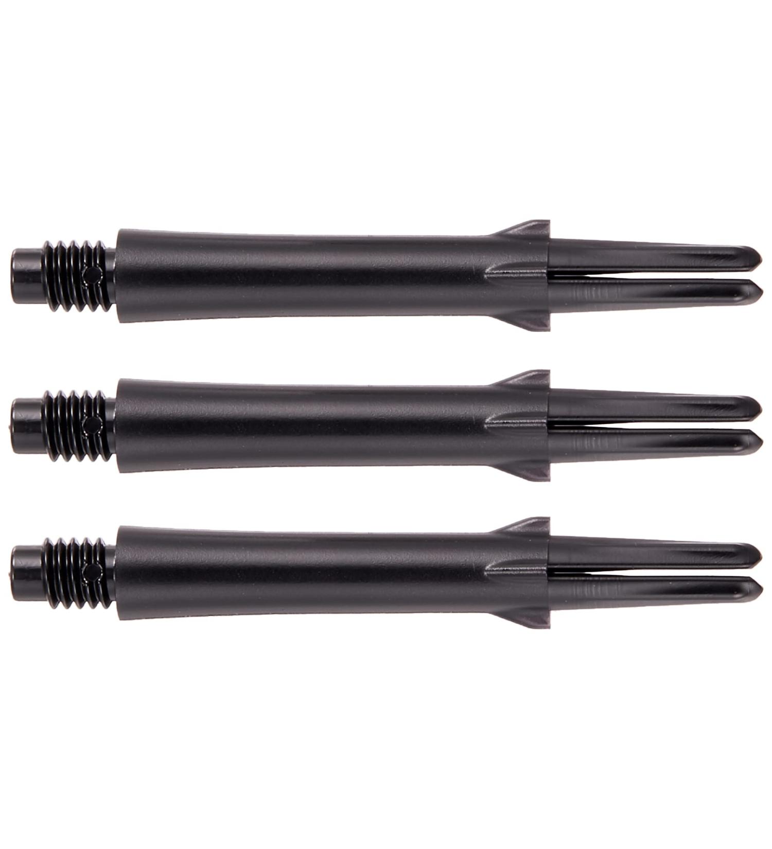 LSTYLE Dart Shafts: 2BA Standard Thread Nylon Stems - Black 260 (in-Between) 260 Black