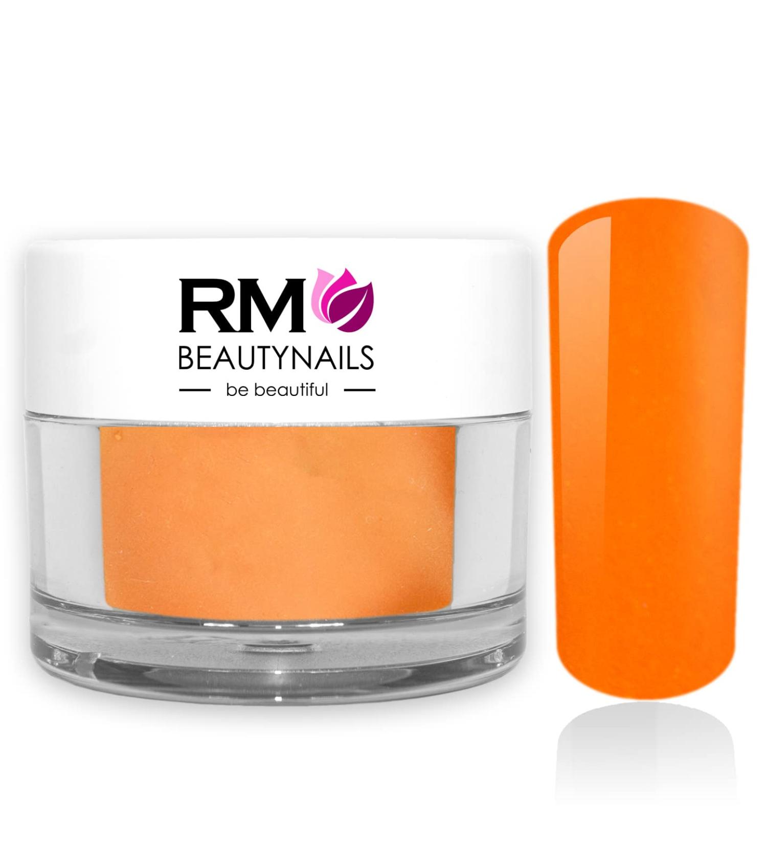Acrylic Color Powder - Mango Orange Nail Design - 10g RM Beautynails - International Shipping Available - Buy Online on SooperMarket.com