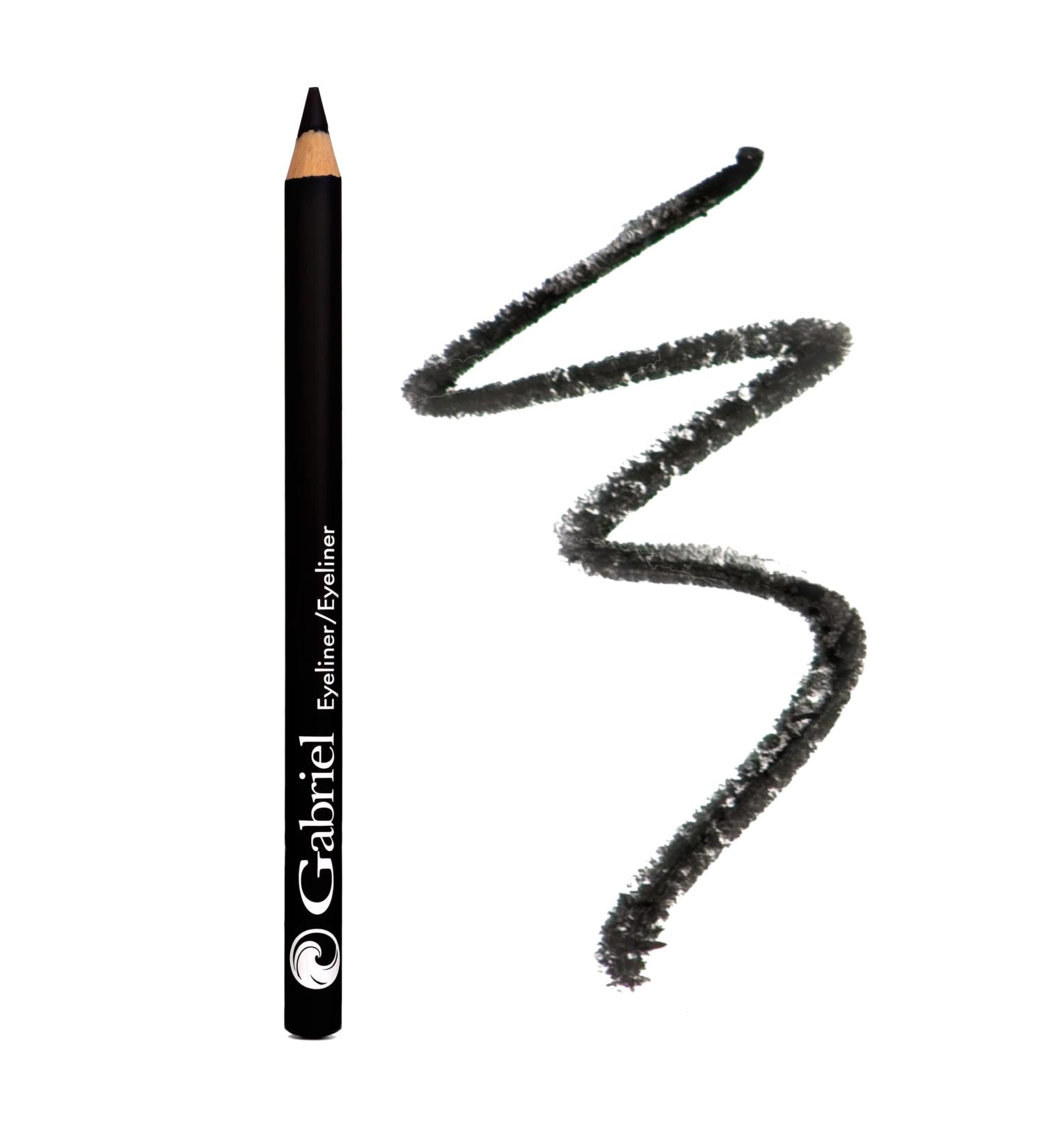 Gabriel Cosmetics Classic Black Eyeliner: Paraben-Free, Vegan, Gluten-Free, Cruelty-Free | Long Lasting, Infused with Jojoba Seed Oil | 0.04 Oz - Buy Online on SooperMarket.com