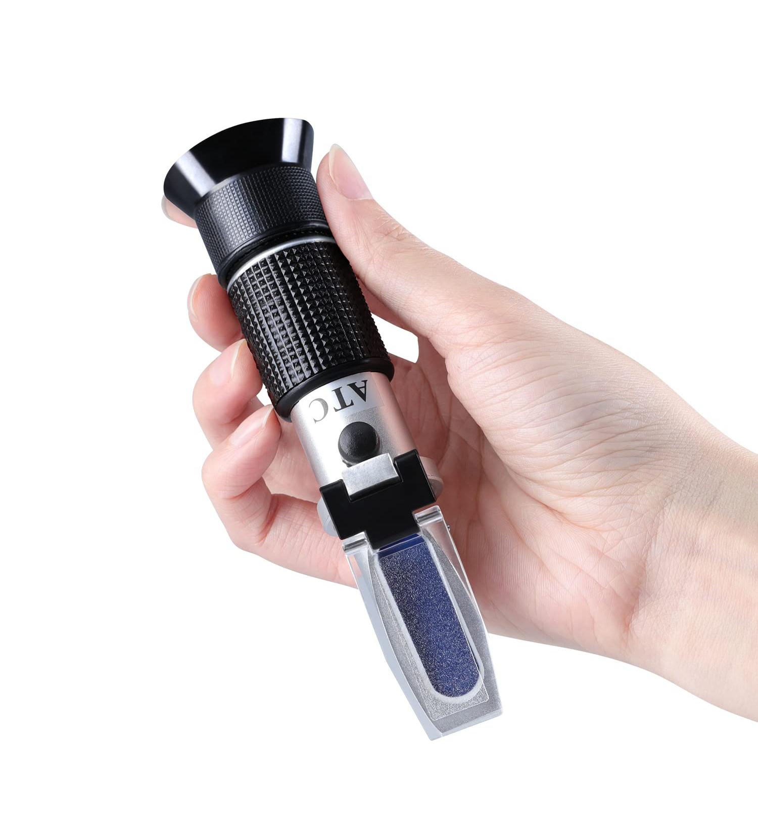 Frost Protection Refractometer | 4-in-1 Coolant & Battery Acid Tester | Check Freezing Points -50 C - Buy Online on SooperMarket.com