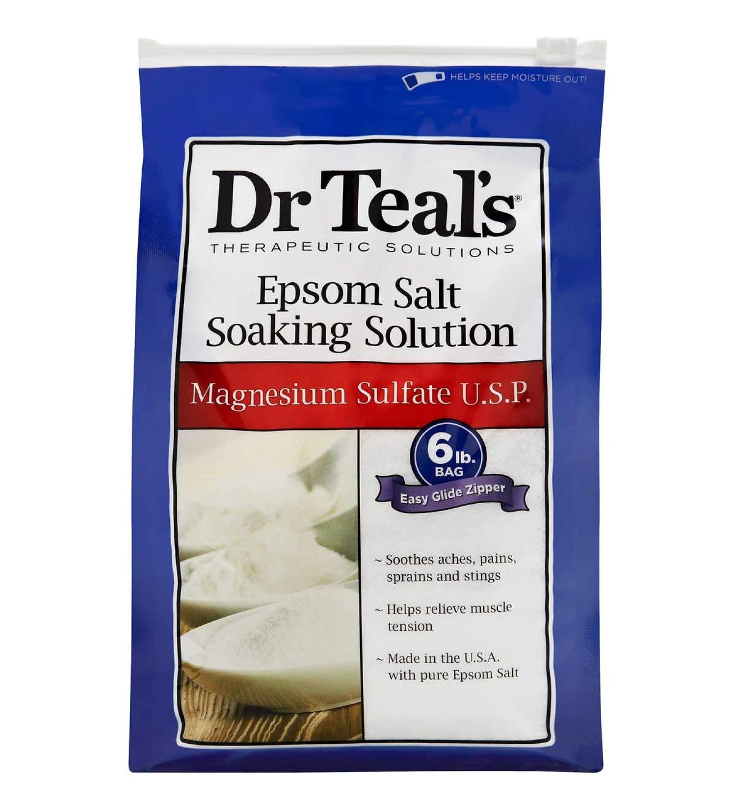 Dr. Teal's Epsom Salt 2 6 Lb Bags