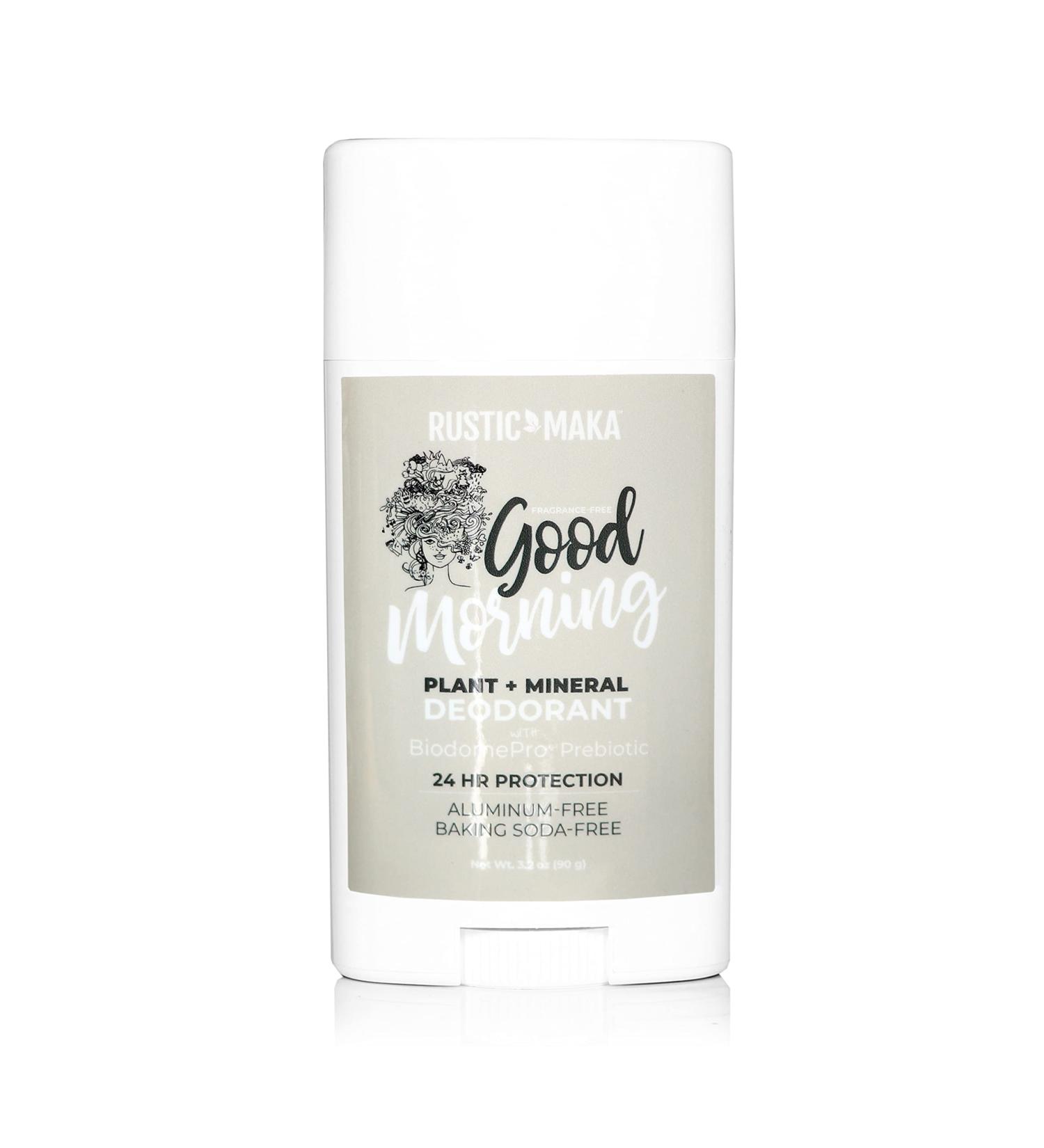 Rustic MAKA Natural Deodorant - Good Morning | Aluminum & Paraben Free | Odor-Neutralizing | Vegan & Cruelty-Free - Buy Online on SooperMarket.com