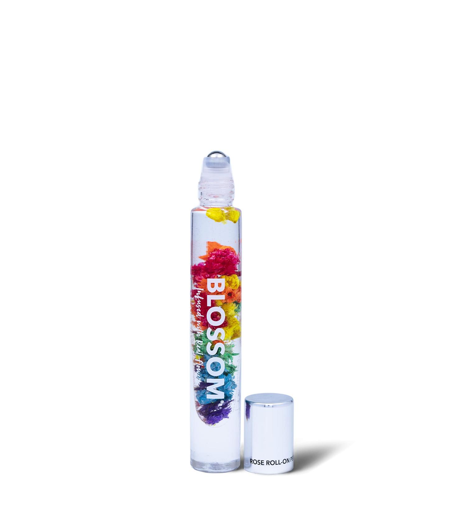 Blossom Roll on Perfume for Women Alcohol Free Rollerball Perfume Oil with Essential Oils Infused with Real Flowers Made in USA 0.20oz (Rose Violet Lily Magnolia Amber Cedarwood) Rainbow Rose Rose Rainbow 0.2 Fl Oz (Pack of 1) - Buy Online on SooperMarket.com