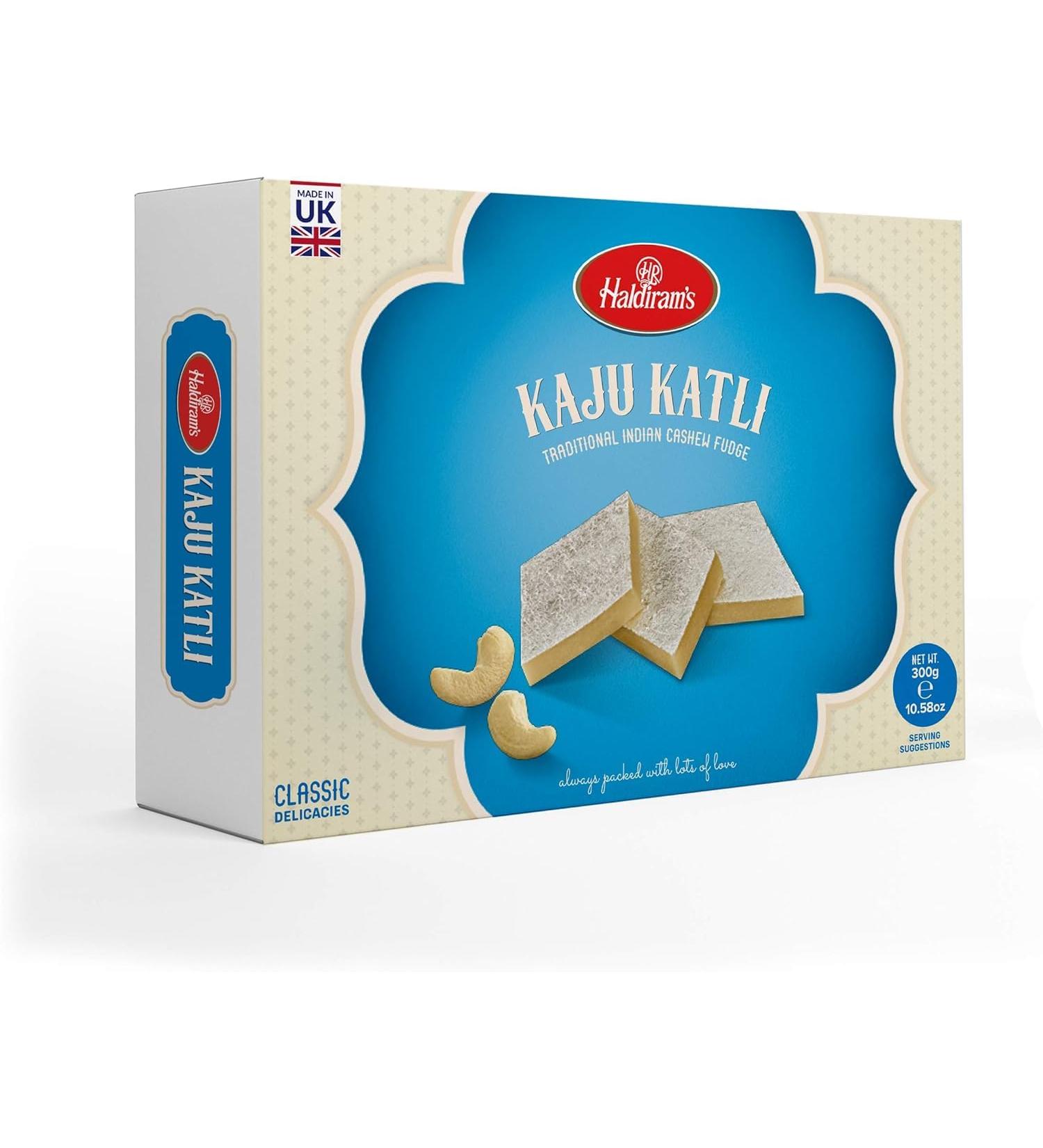 Seelans Haldiram's Kaju Katli | 300g | Sweets on Every Occasions Rich Flavour | Dessert | Sweet Gifts | Festival Celebrations| Indian Origin | Indian Snack (Pack of 2) - Buy Online on SooperMarket.com