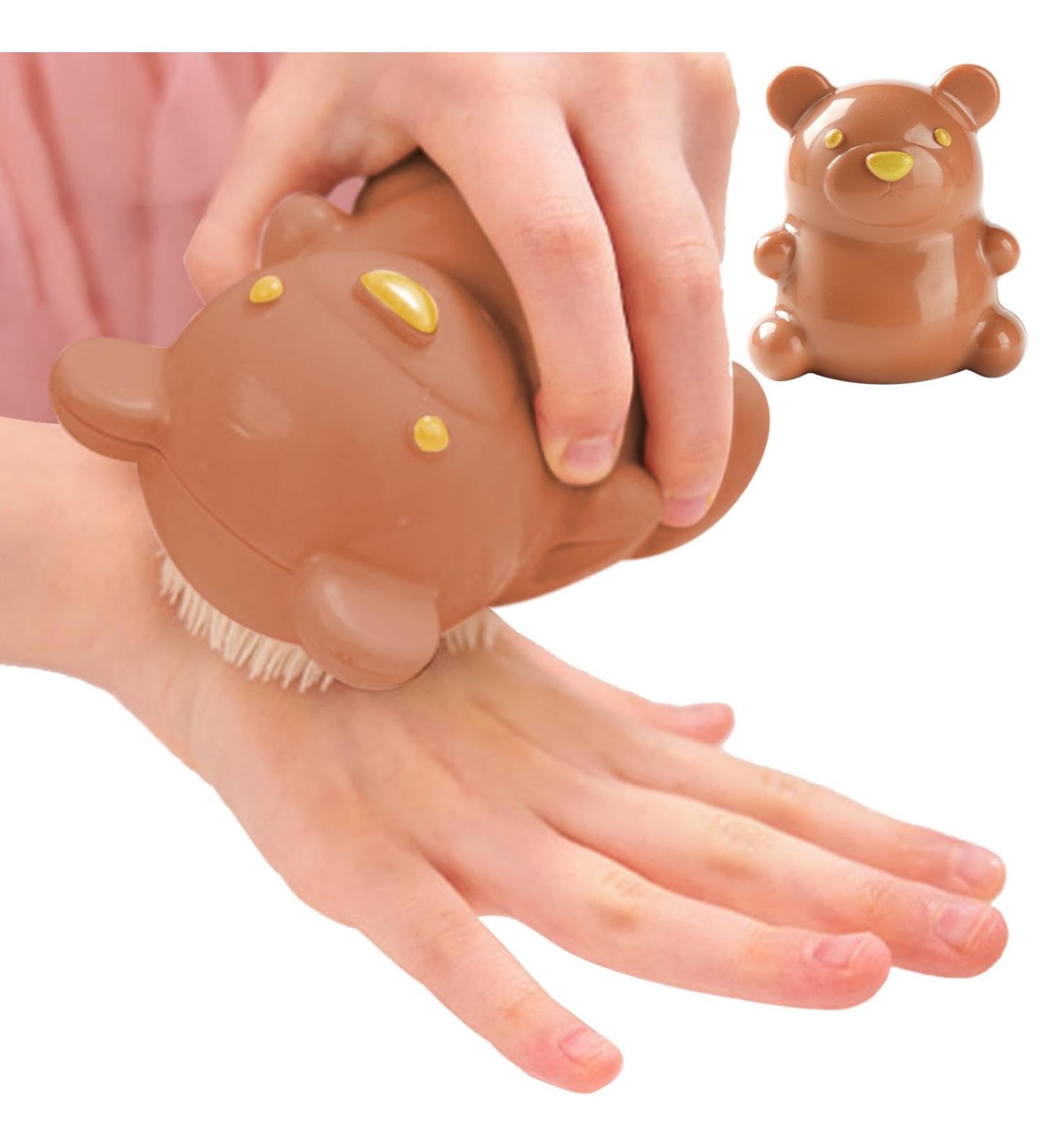 Teksome Kids Nail Brush Nails Toes Cleaning Brush Easy To Grasp Gentle Bristles Nail Brush For Cleaning Fingernails Men And Women Brown - Buy Online on SooperMarket.com