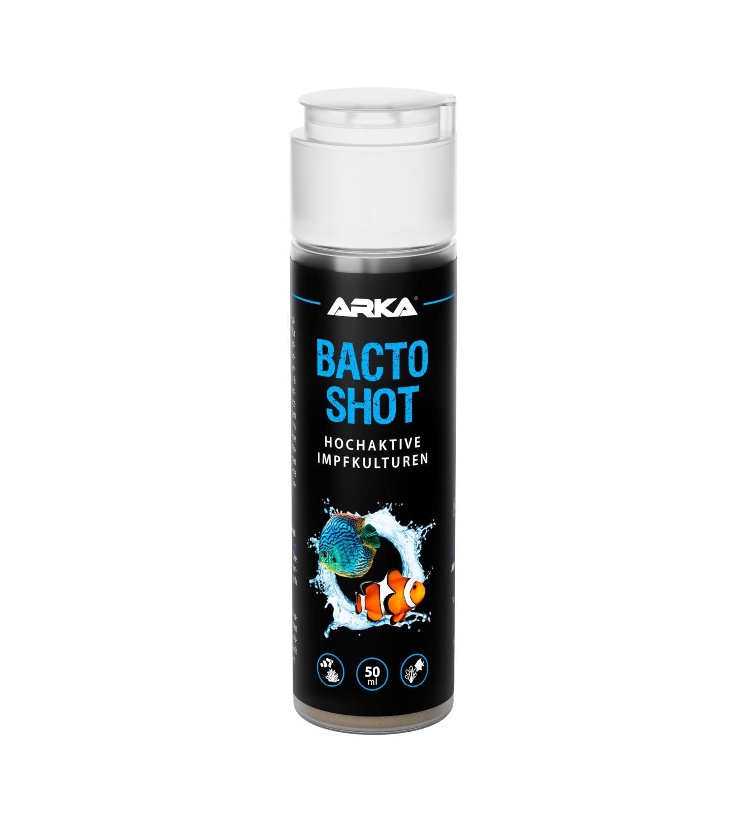Arka Bacto Shot 50ml - Premium Living Vaccination Cultures for Freshwater & Saltwater Aquariums | Improve Water Quality & Biology - Buy Online on SooperMarket.com