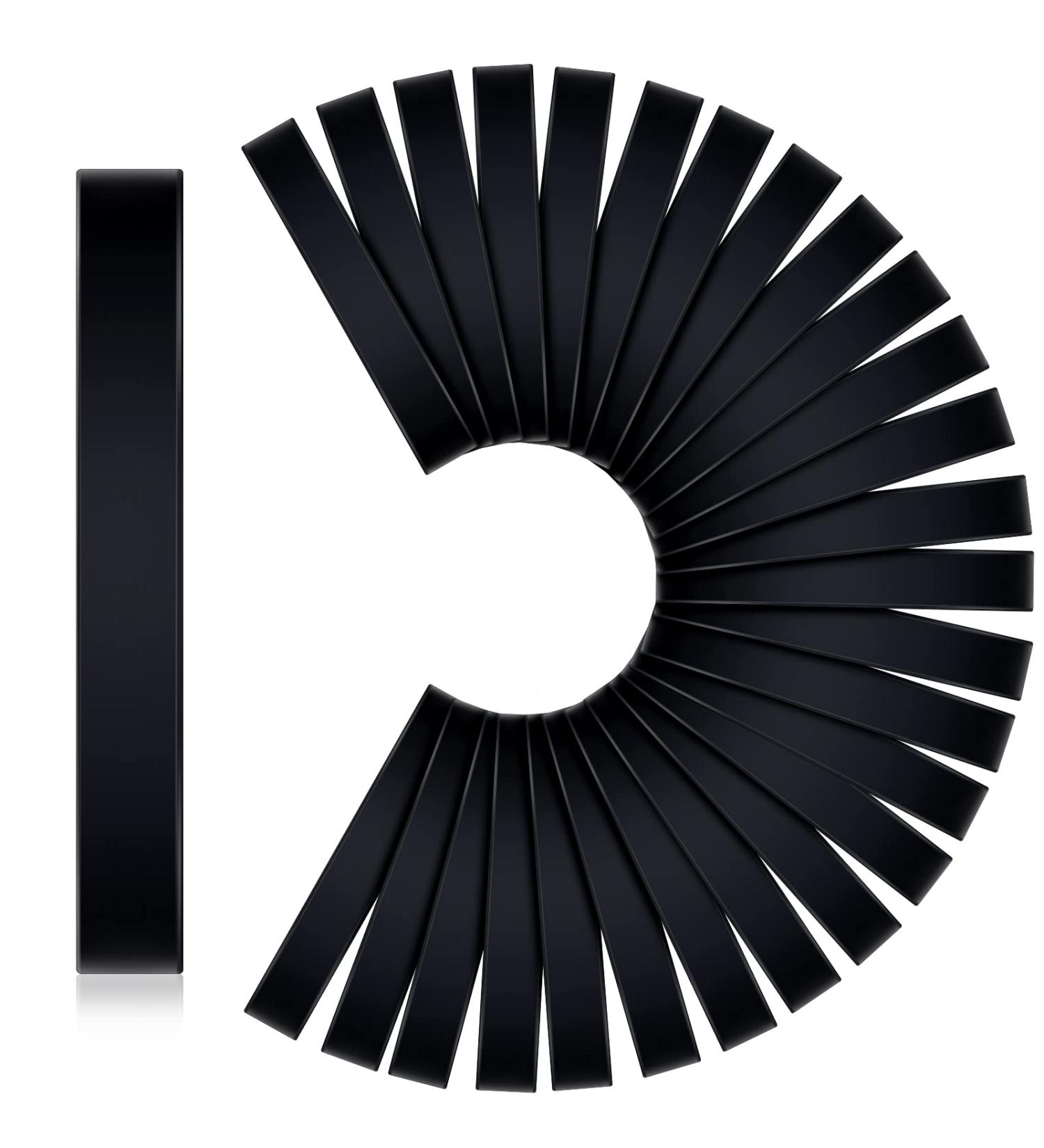 Deekin 20pc Black Rubber Roper Wrap for Saddle Horn - Dally Wraps for Horse - High Quality - Buy Online on SooperMarket.com