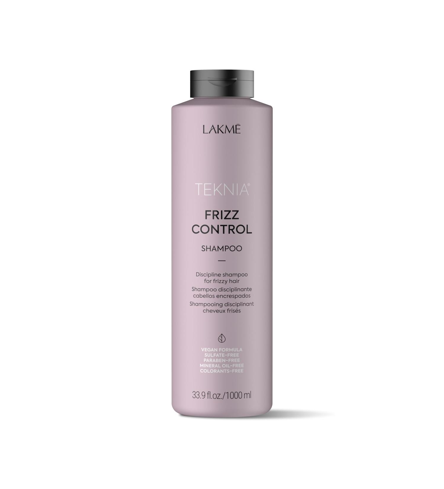 Lakme Teknia Frizz Control Shampoo | Discipline Shampoo for Frizzy Hair | Vegan Sulfate-free Paraben-free (1000 ml) 1 l (Pack of 1) - Buy Online on SooperMarket.com