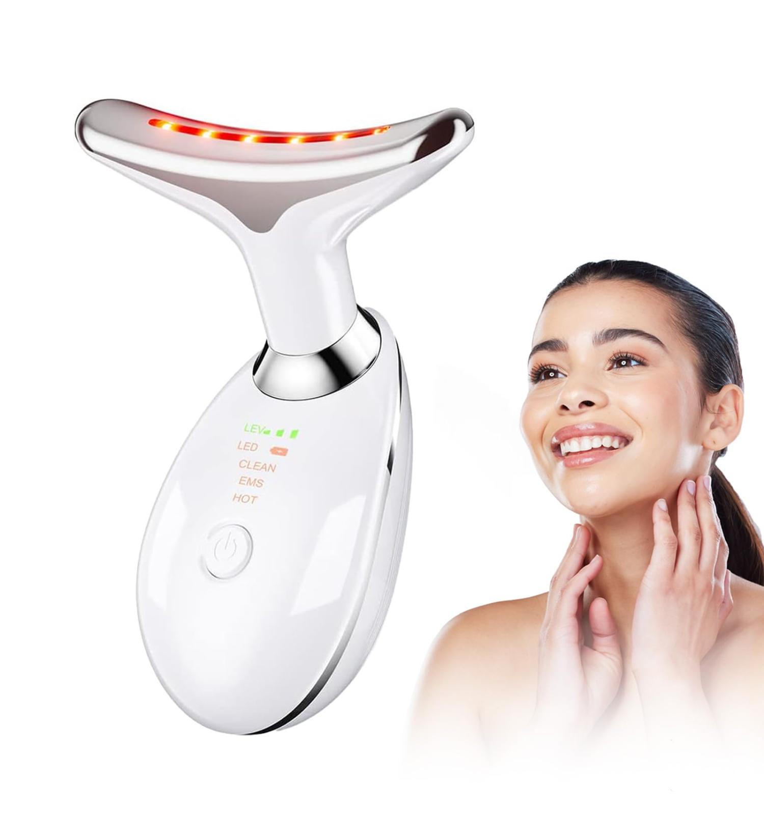 ATOMTA Face Massager Microcurrent Device | Anti-Wrinkle & Skin Tightening | High Frequency Vibration | White - Buy Online on SooperMarket.com