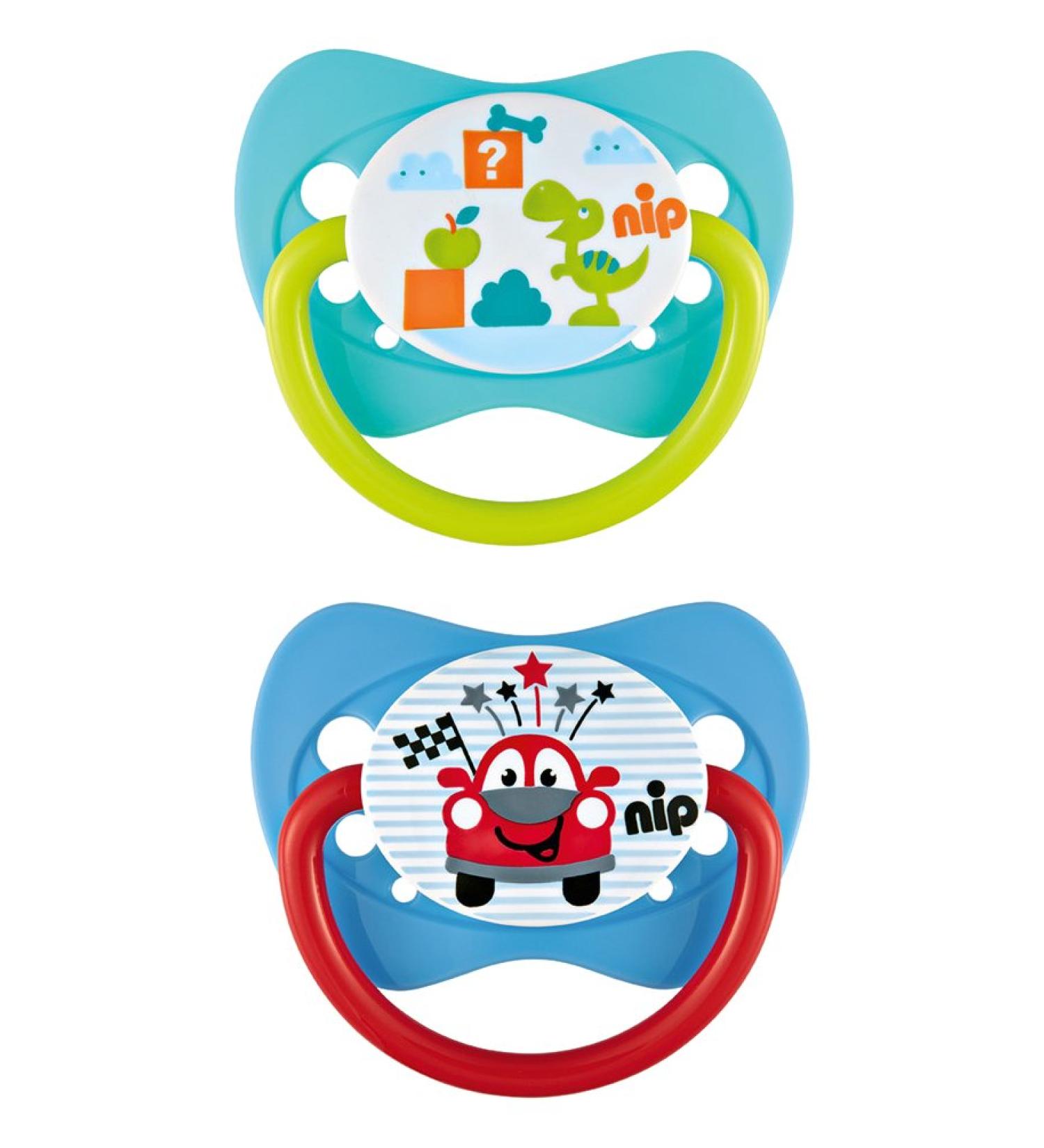 Nip Pacifier for Boys - Silicone 5-18 Months | Safe & Comfortable International Shipping - Buy Online on SooperMarket.com
