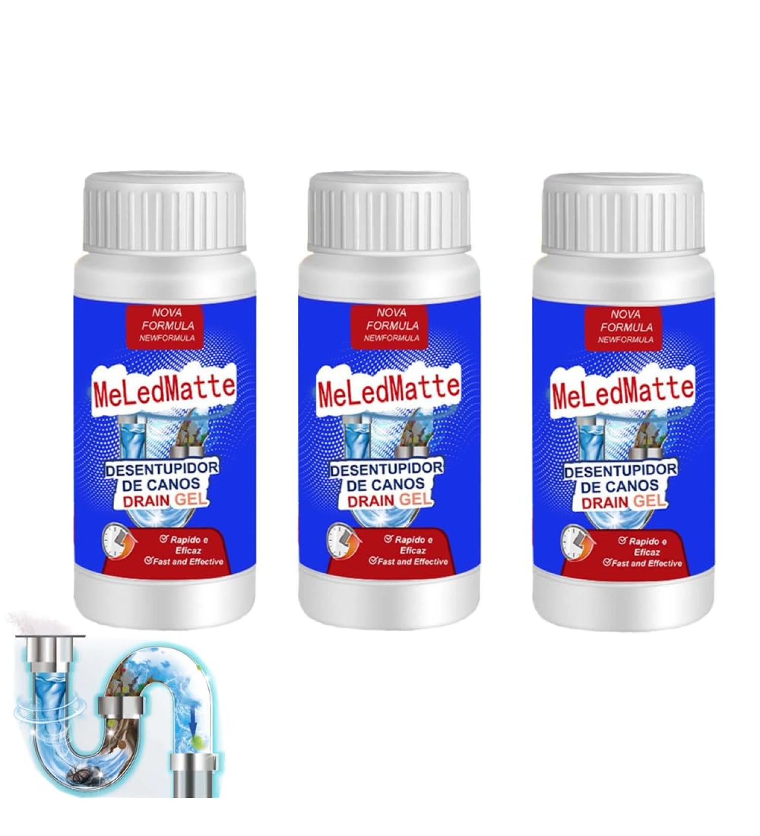 Powerful Pipe Dredging Agent Meledmatte Powerful Sink and Drain Cleaner Powerful Pipe Dredging Agent Sink and Drain Pipe Dredging Powder Pipe Dredge Agent Unblock Clogged Drains with Ease (3PCS) - Buy Online on SooperMarket.com