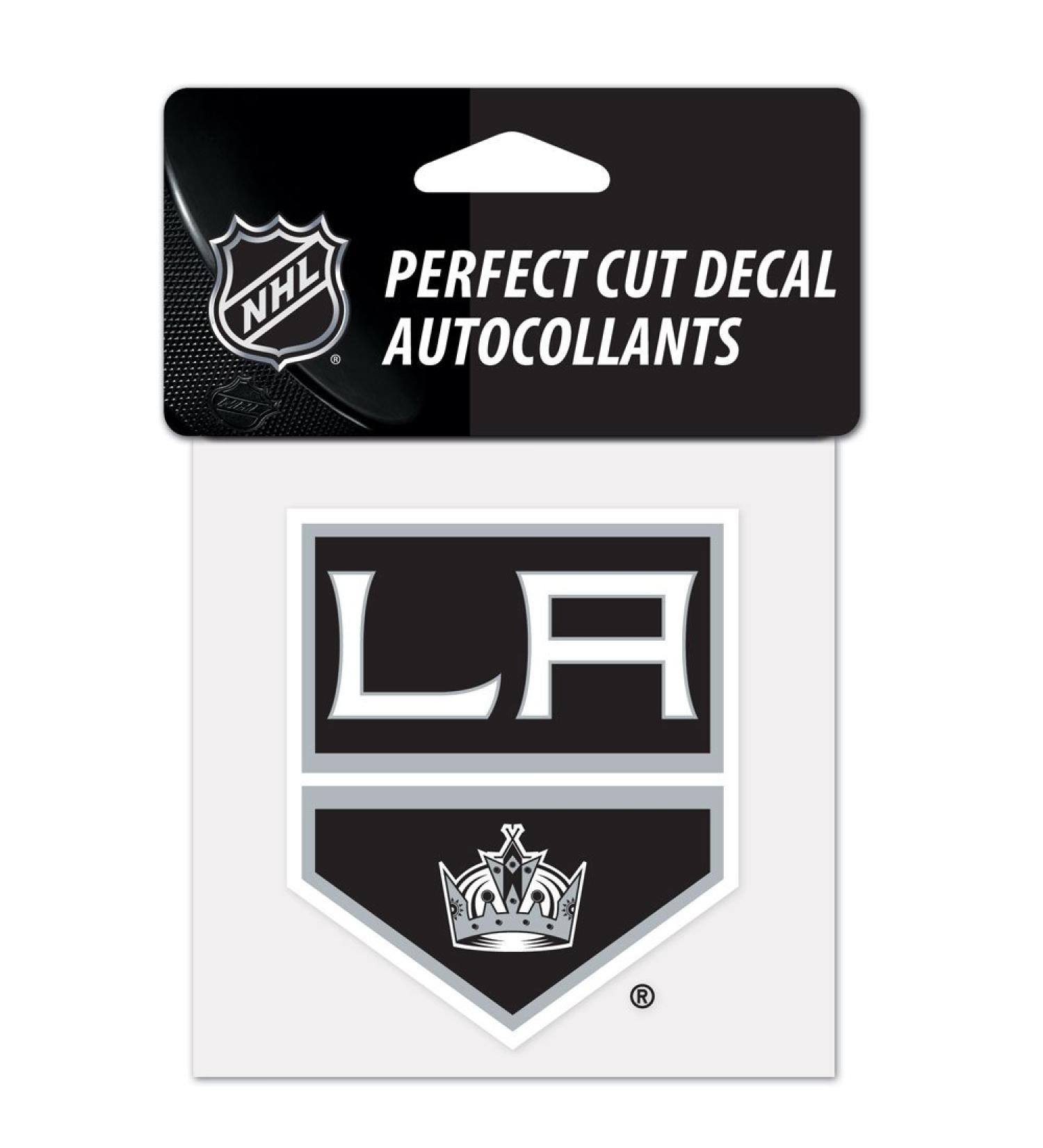 WinCraft NHL Perfect Cut Color Decal Los Angeles Kings 4" x 4"
