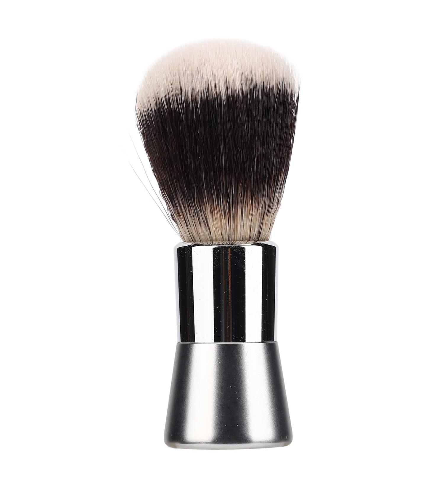 Men's Shaving Beard Brush - Handcrafted Nylon Foam Brush with Metal Handle | Effective Grooming Tool for Home & Travel - Buy Online on SooperMarket.com