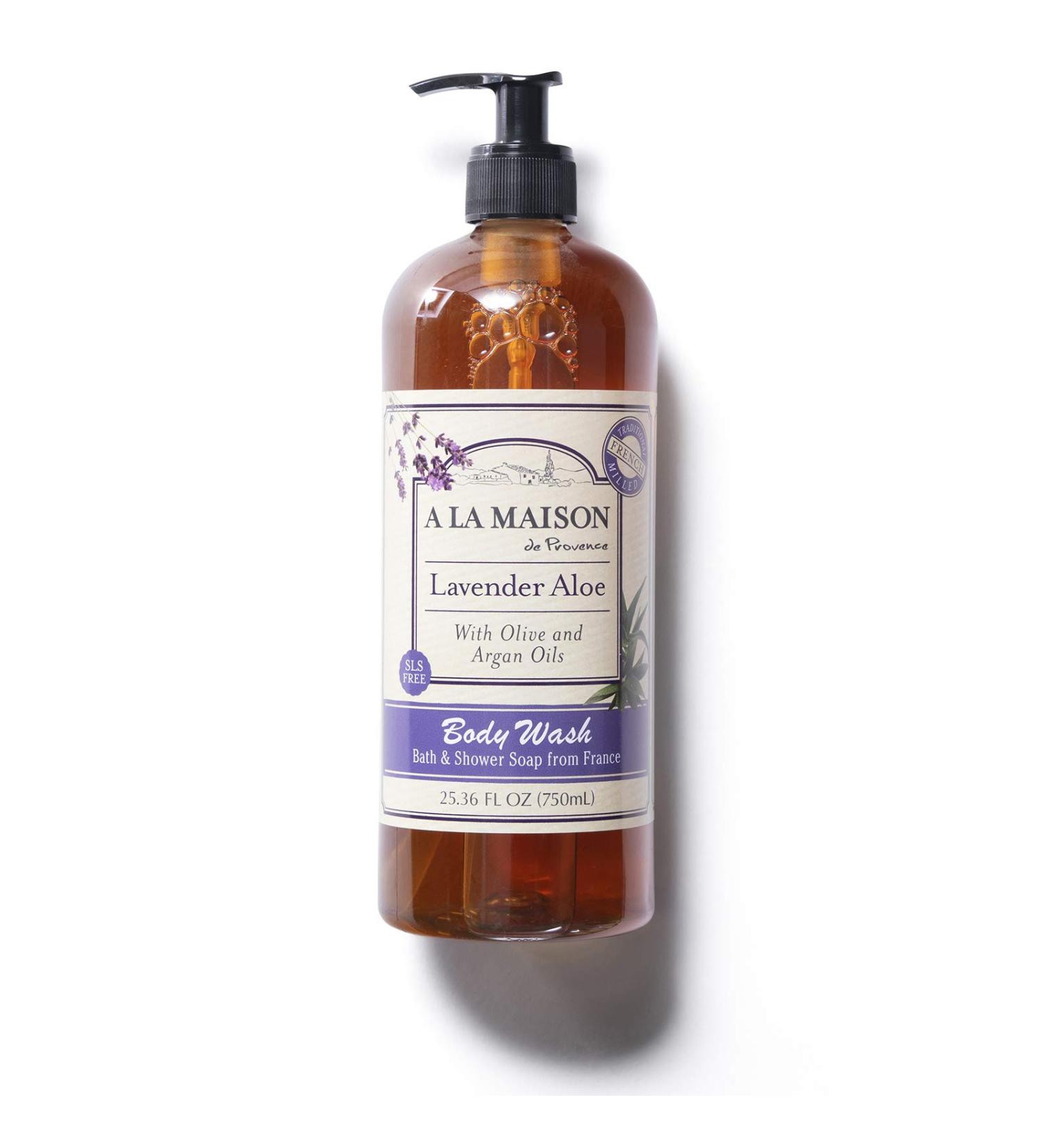 A LA MAISON Lavender Aloe Hydrating Body Wash - 25.36 oz Triple French Milled Shower Gel for Women and Men - Buy Online on SooperMarket.com