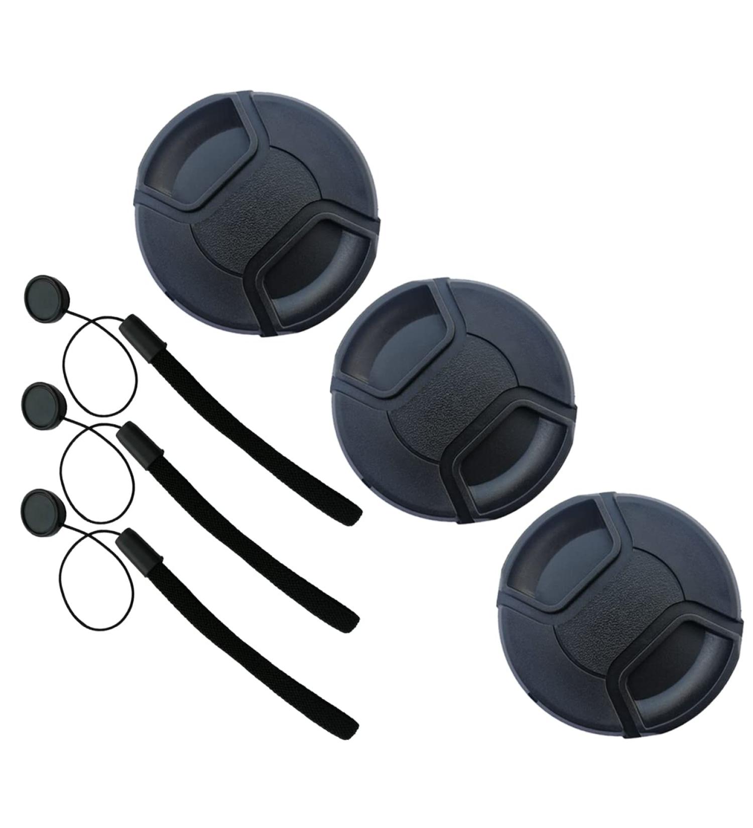 49mm Lens Cap Cover for Canon EOS M50 EF-M 15-45mm STM Lens - 3 Pack - Buy Online on SooperMarket.com