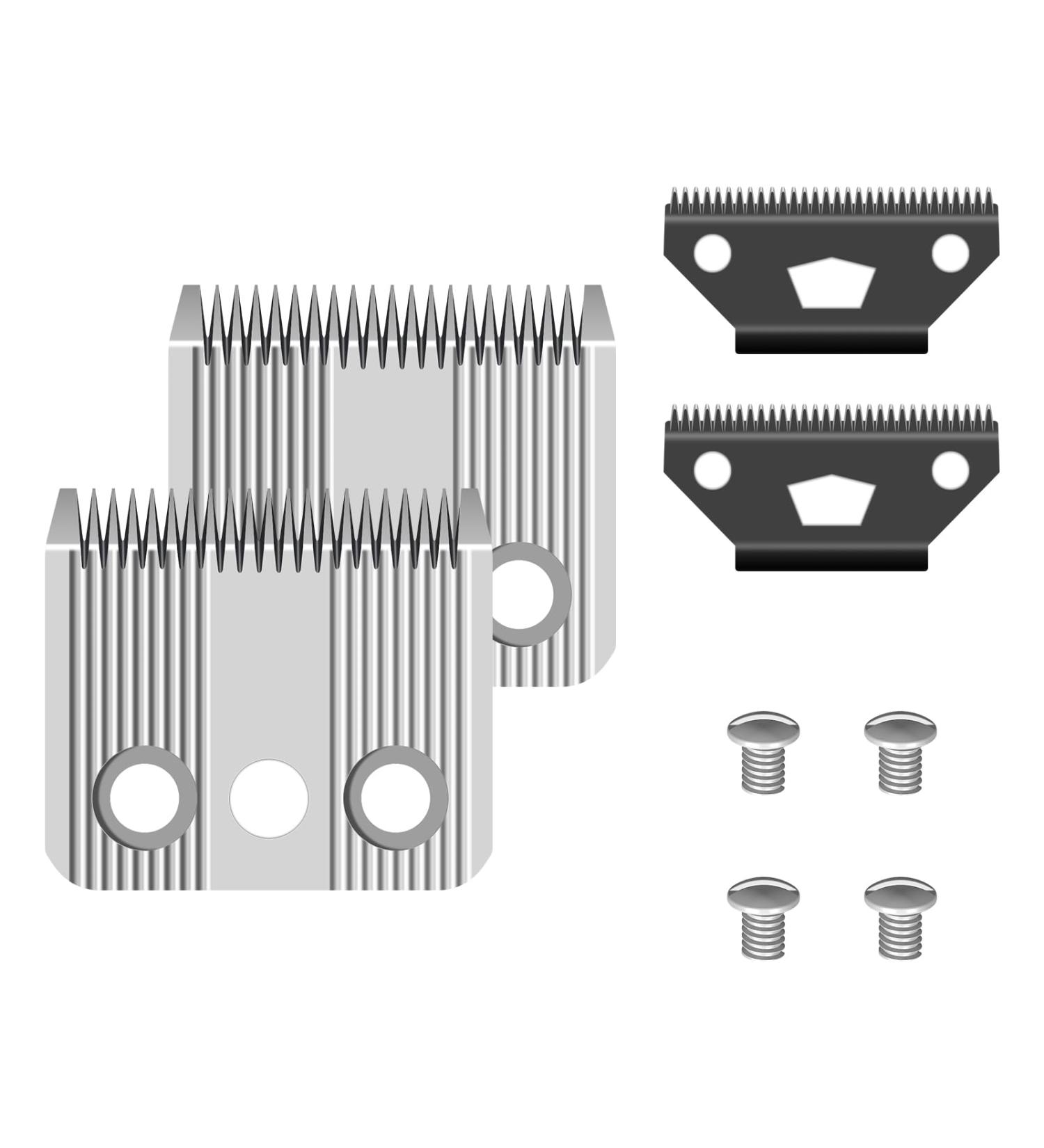 AUDOC Star Blade Replacement For Moser 1400 Lawn Mower | Stainless Steel Adjustable 0.7-3mm Pack of 2 - International Shipping Available - Buy Online on SooperMarket.com
