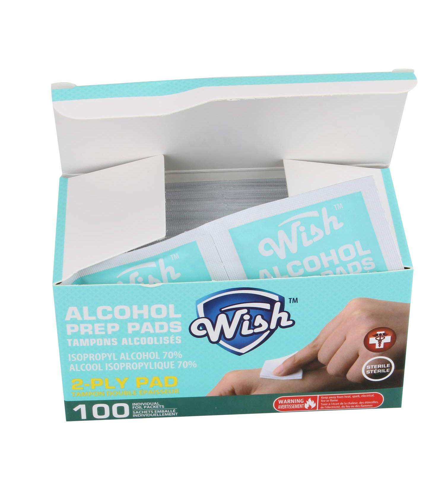 Medical-Grade Alcohol Prep Pads - Sterile Isopropyl Swabs (4800 Pads) - Buy Online on SooperMarket.com