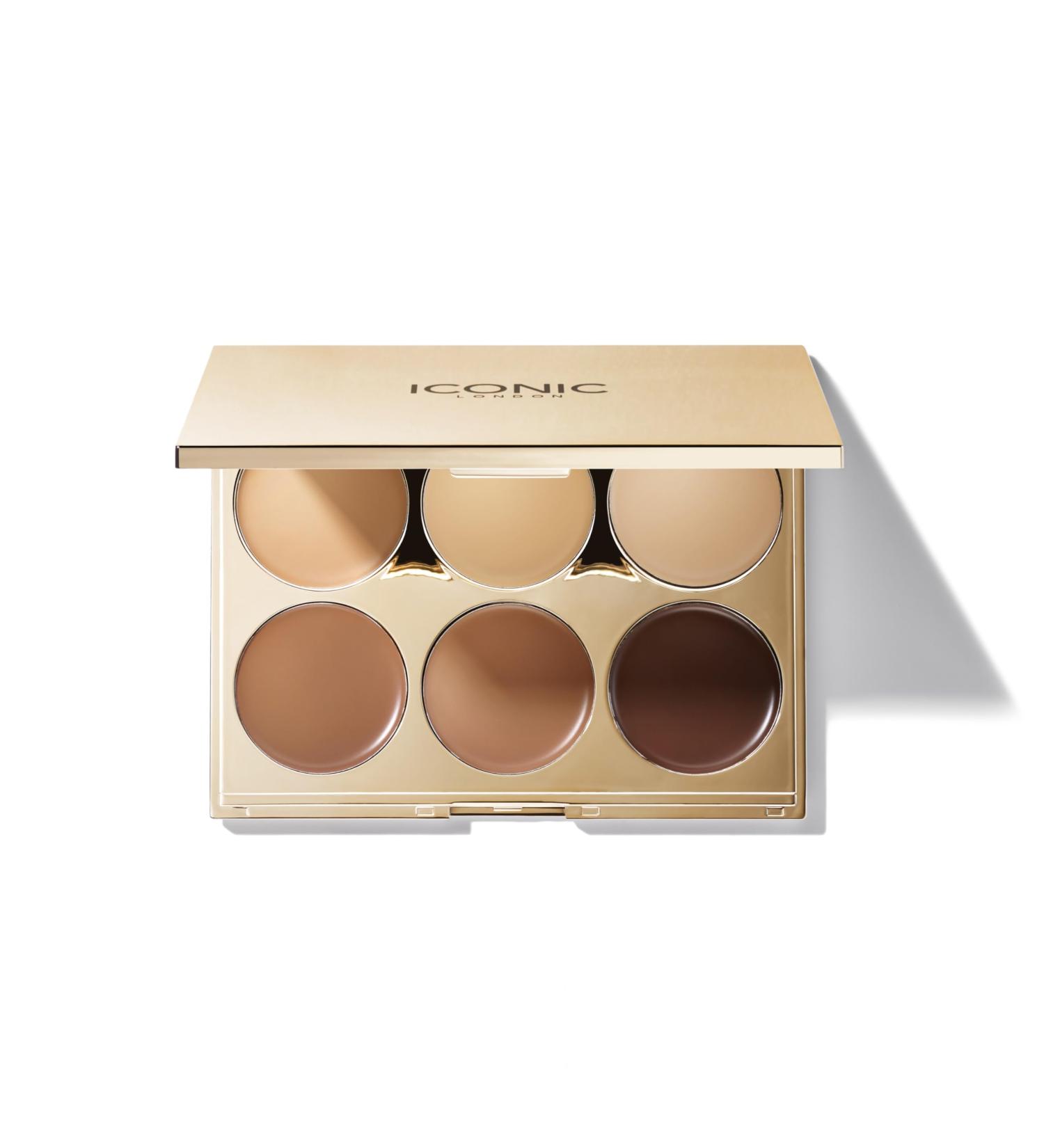 ICONIC LONDON Multi Use Sculpting Palette - Contour Conceal & Highlight | Cruelty-Free & Vegan Makeup | Shop Internationally - Buy Online on SooperMarket.com