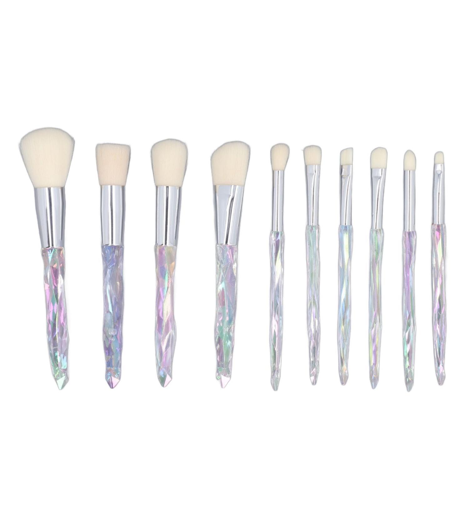 Professional 10-Piece Makeup Brush Set | Powder Concealer & Highlighter Brushes for Daily & Party Use - International Shipping Available - Buy Online on SooperMarket.com