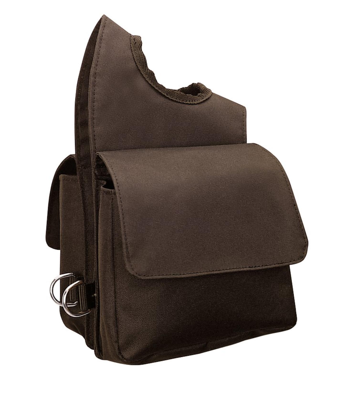 Weaver Leather Nylon Pommel Bag Brown