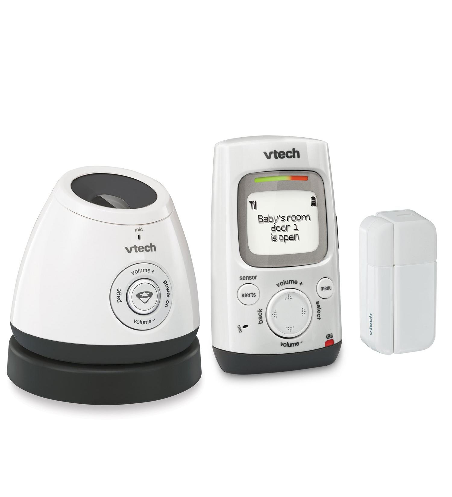 VTech DM271-102 Audio Baby Monitor with Glow-on-Ceiling Night Light and Sensor, Vibrating Alert, Intercom & Belt Clip - Buy Online on SooperMarket.com