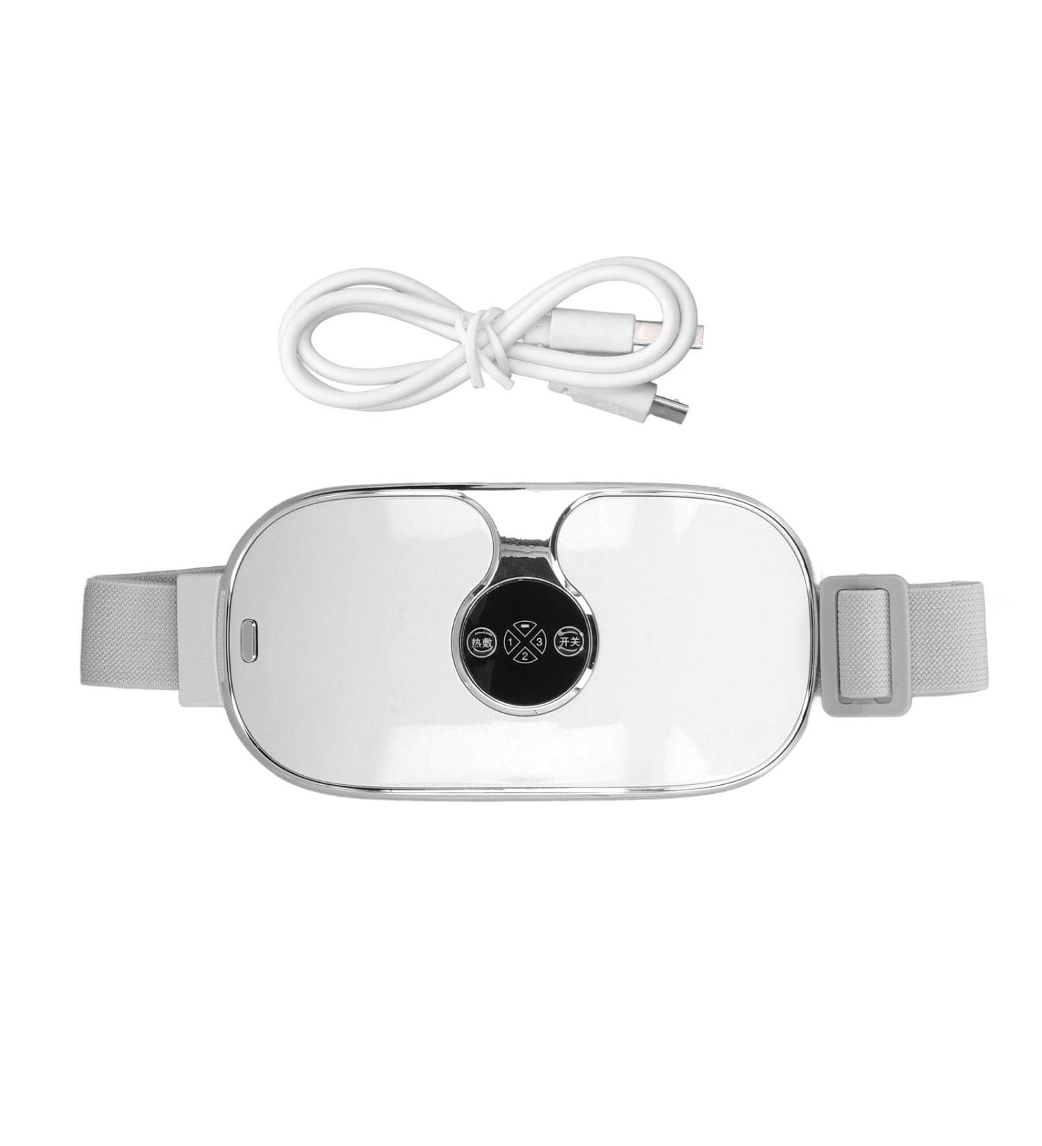 Infrared Heating Menstruation Belt for Women - Circulation Boosting Waist Protection - White - Buy Online on SooperMarket.com