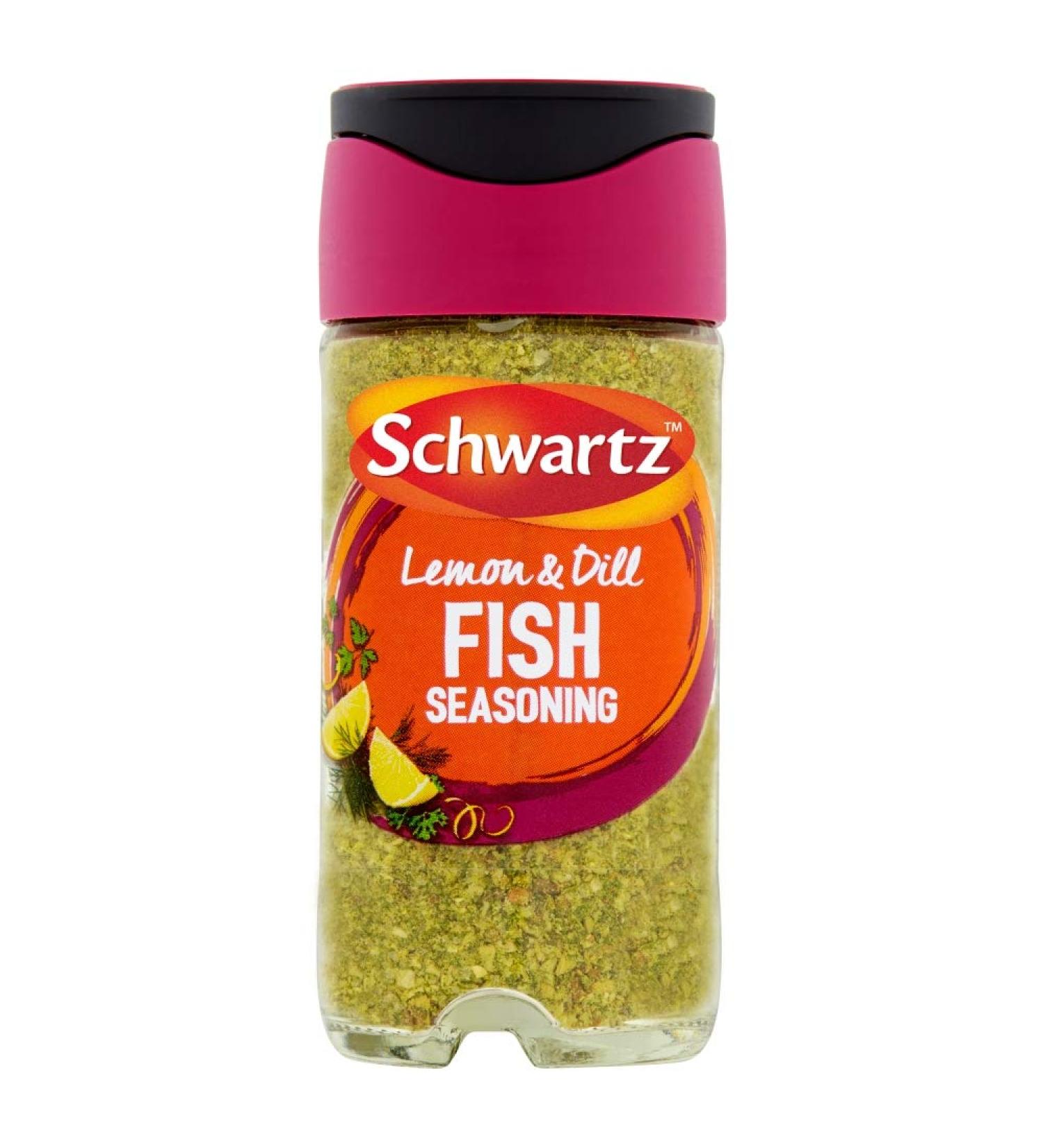 Schwartz Fish Seasoning 55g - Enhance Your Seafood Dishes with this Premium Blend - Buy Online on SooperMarket.com
