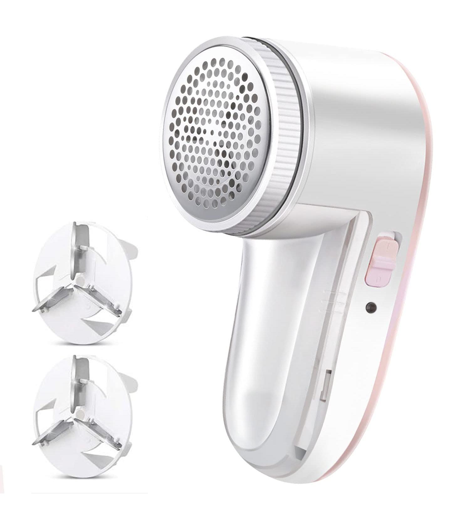 SIKITUT Fabric Shaver & Defuzzer - Rechargeable Lint Remover with 2 Replaceable Stainless Steel Blades for Sweaters & Garments - Buy Online on SooperMarket.com