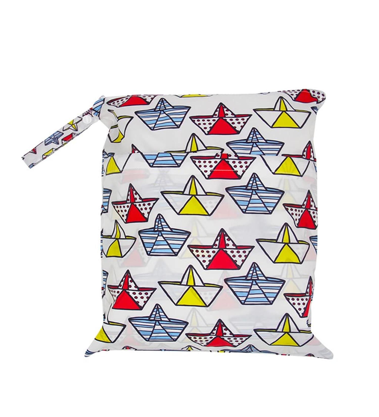 Egurs Wetbag Waterproof Reusable Diaper Bag | Eco-Friendly Nappy Bag - 30x36cm | Perfect for Travel - Buy Online on SooperMarket.com