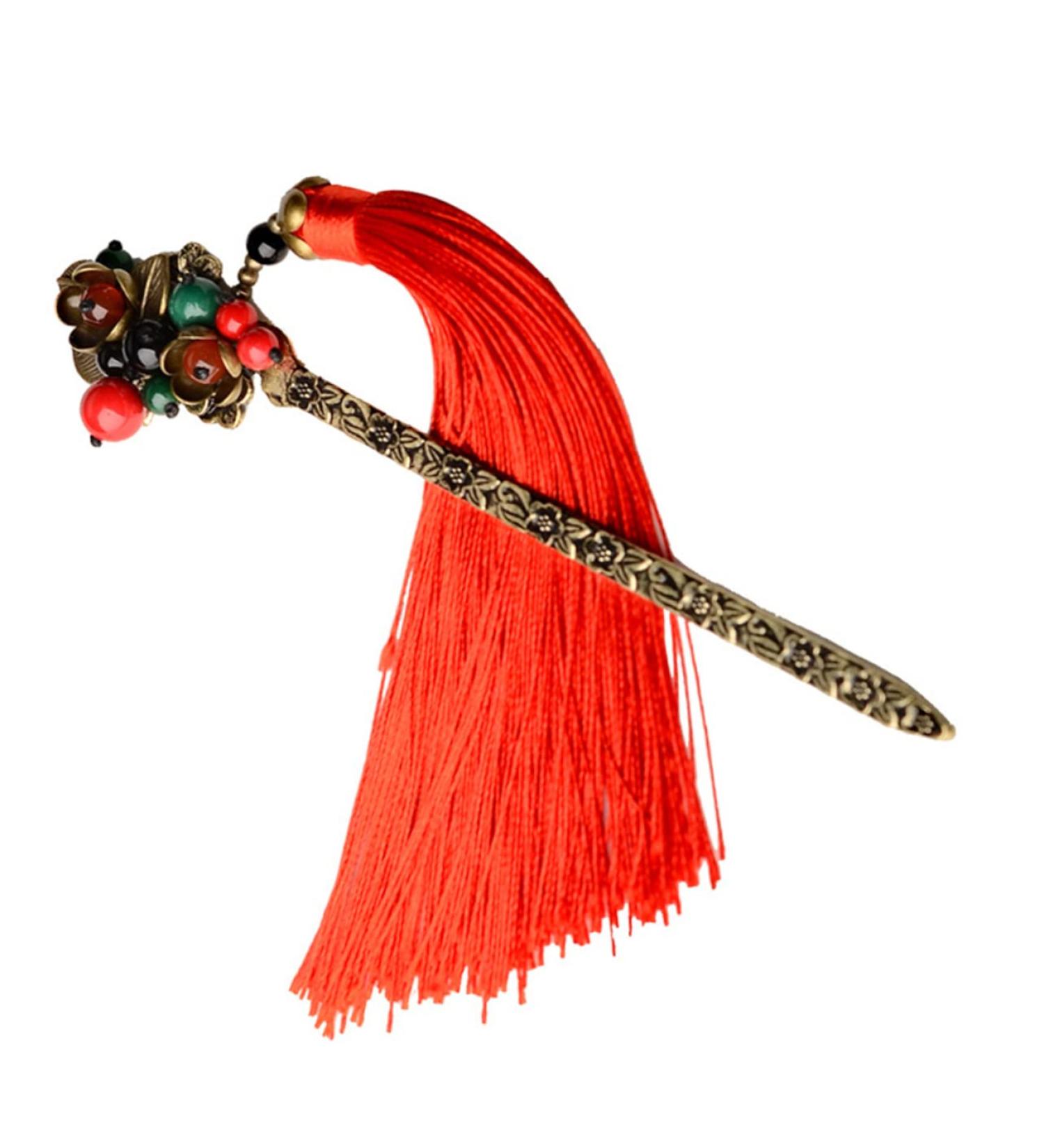 Mikinona Hairpin Vintage Decor Chinese Vintage Hair Clips Chinese Hair Chopstick Chinese Hair Accessories Hair Bun Stick Hanfu Hair Sticks Chinese Hair Forks Classic Alloy Woman Metal - Buy Online on SooperMarket.com
