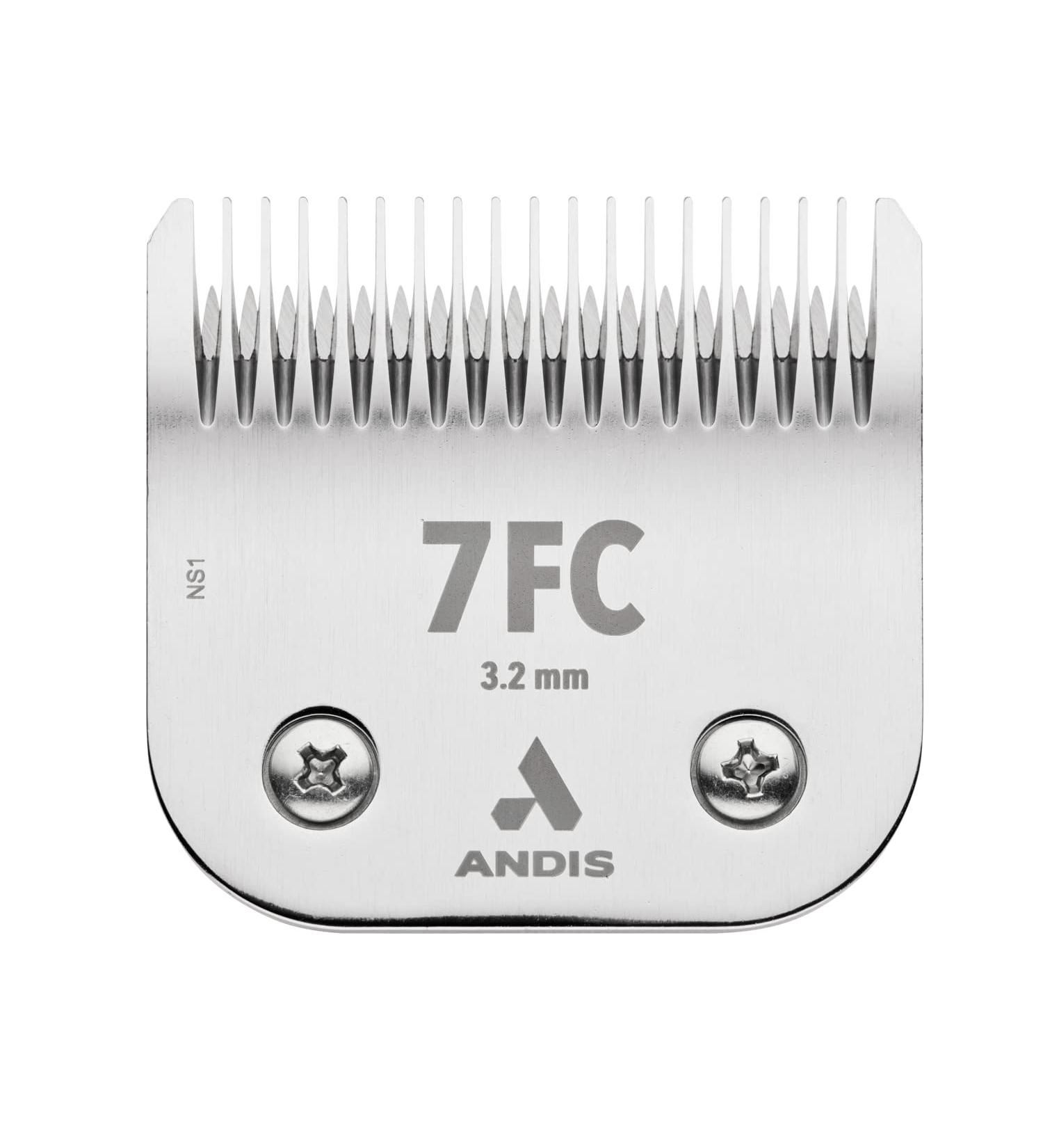 Andis UltraEdge #7FC Detachable Clipper Blade Create Your Way Carbon-Edged Chrome Plated